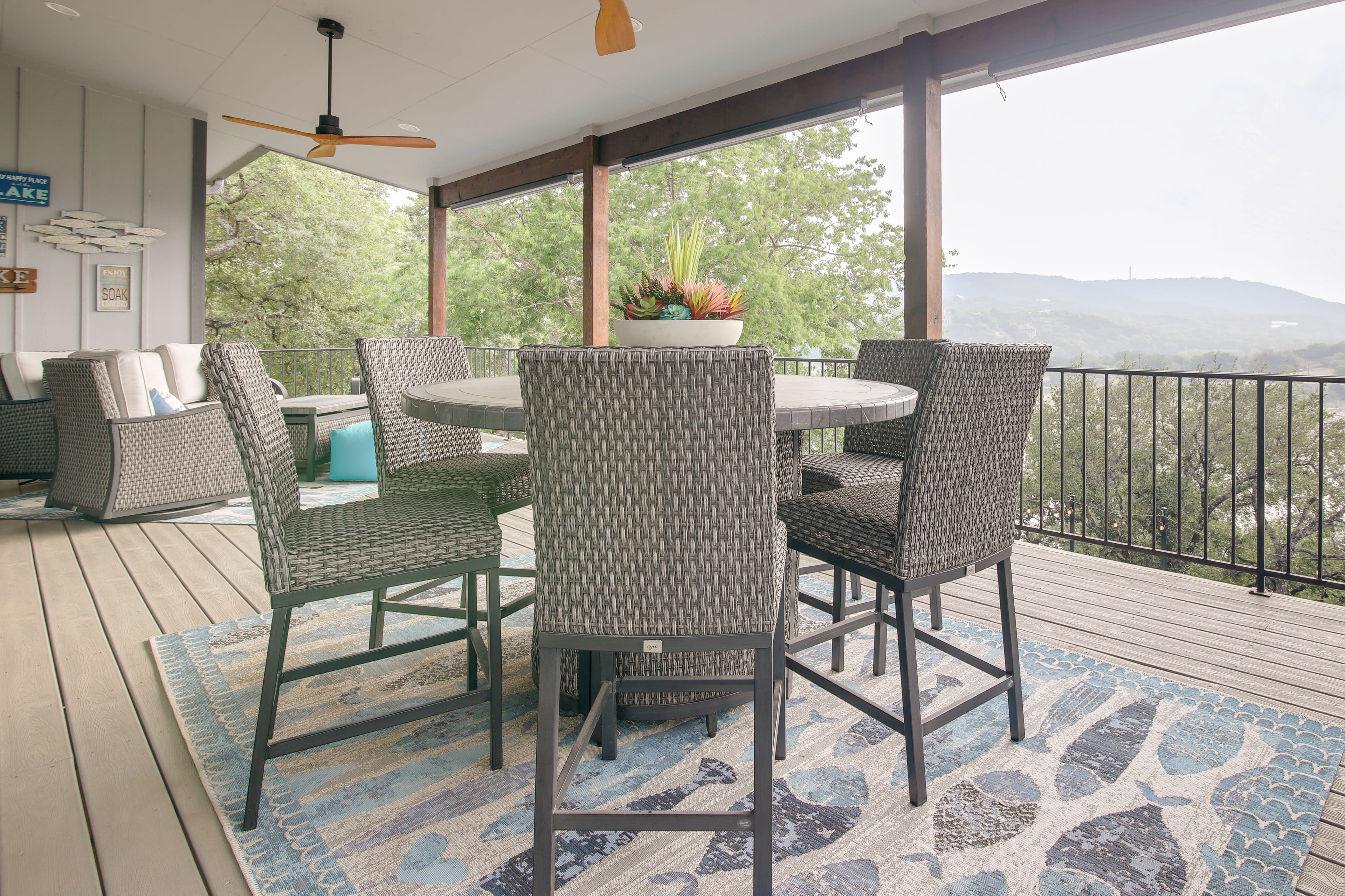 Deck | Hill Country Views | Gas Grill