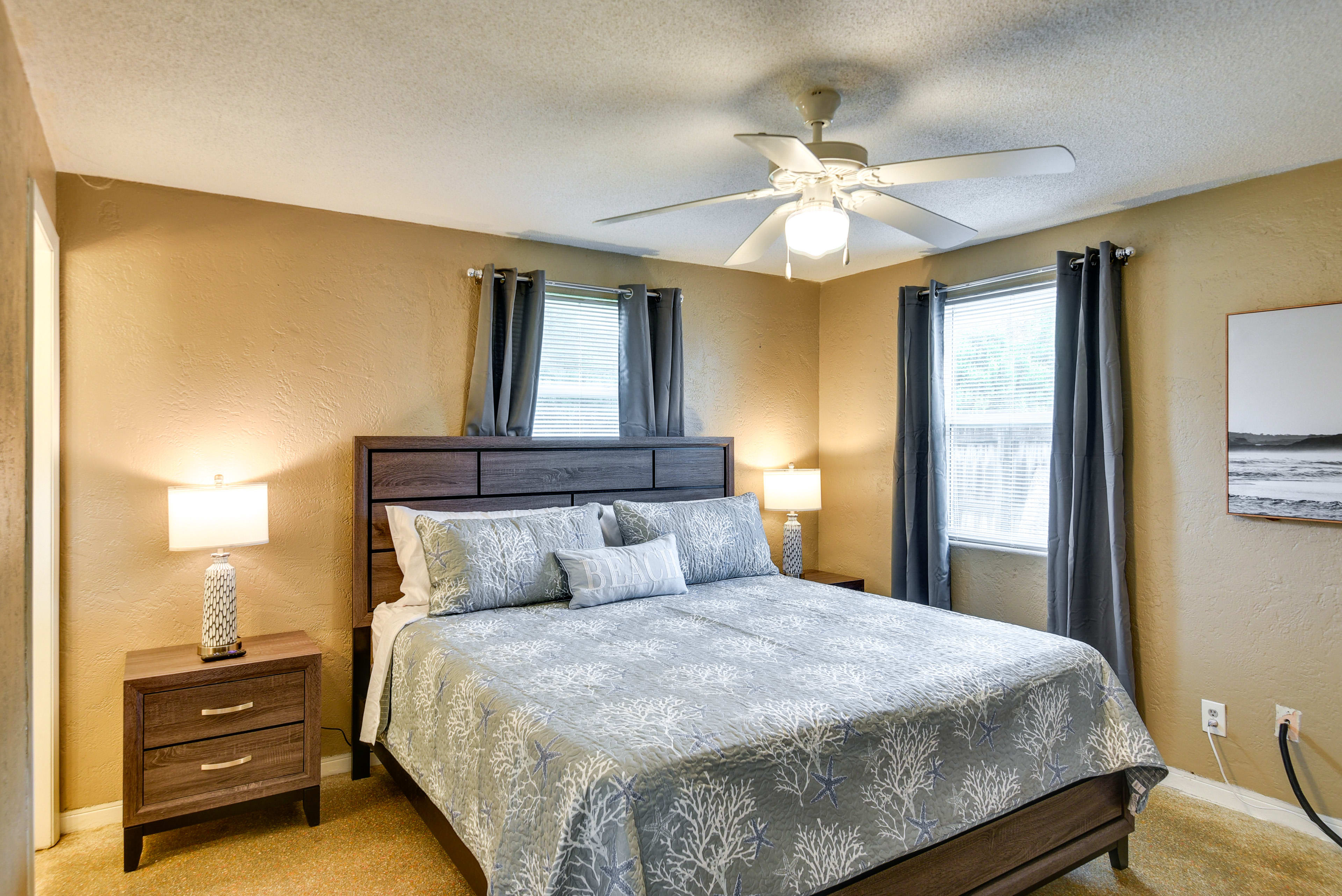 Bedroom 1 | California King Bed | Linens Provided | Smart TV | En-Suite Bathroom