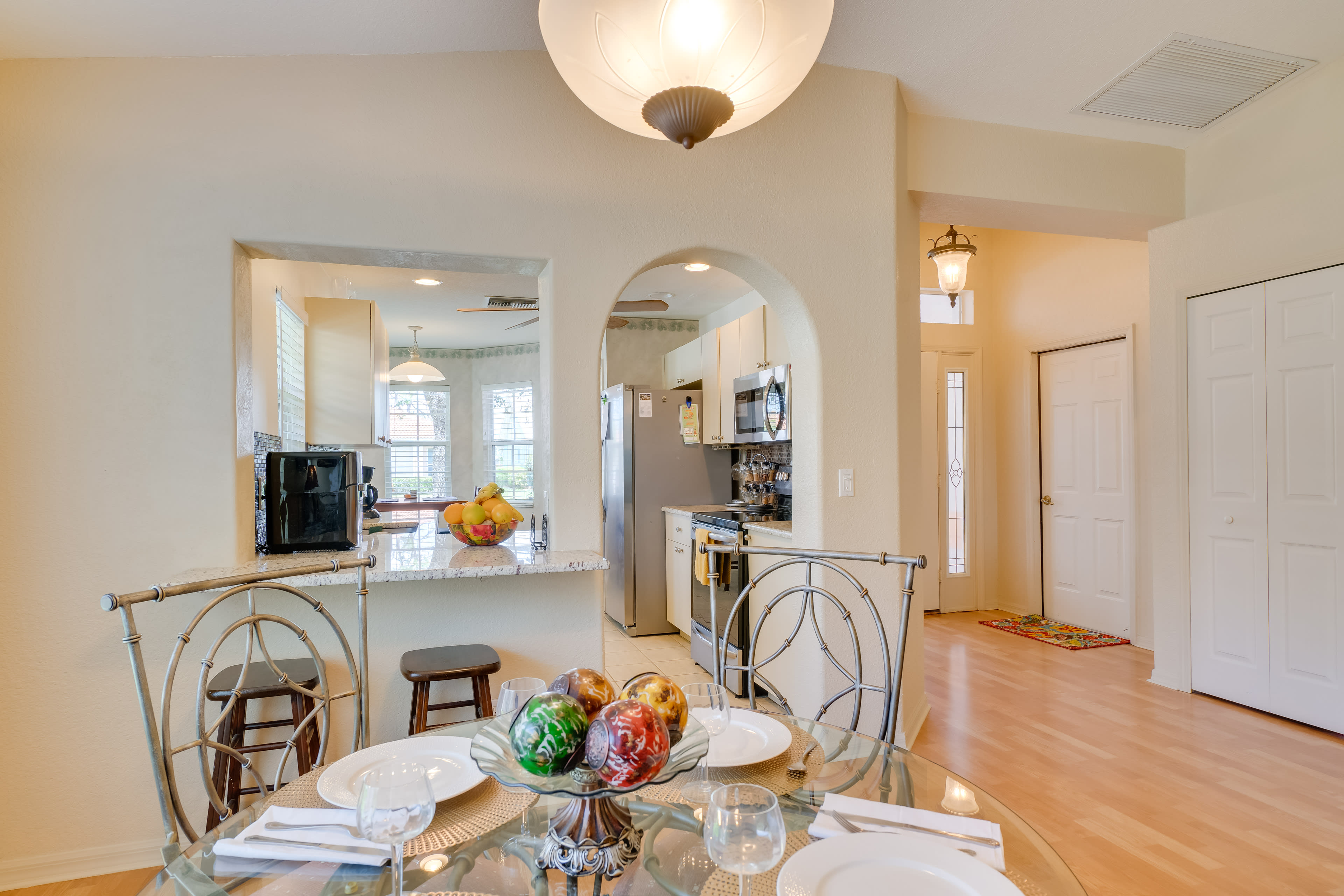 Dining Room | Dishware & Flatware Provided