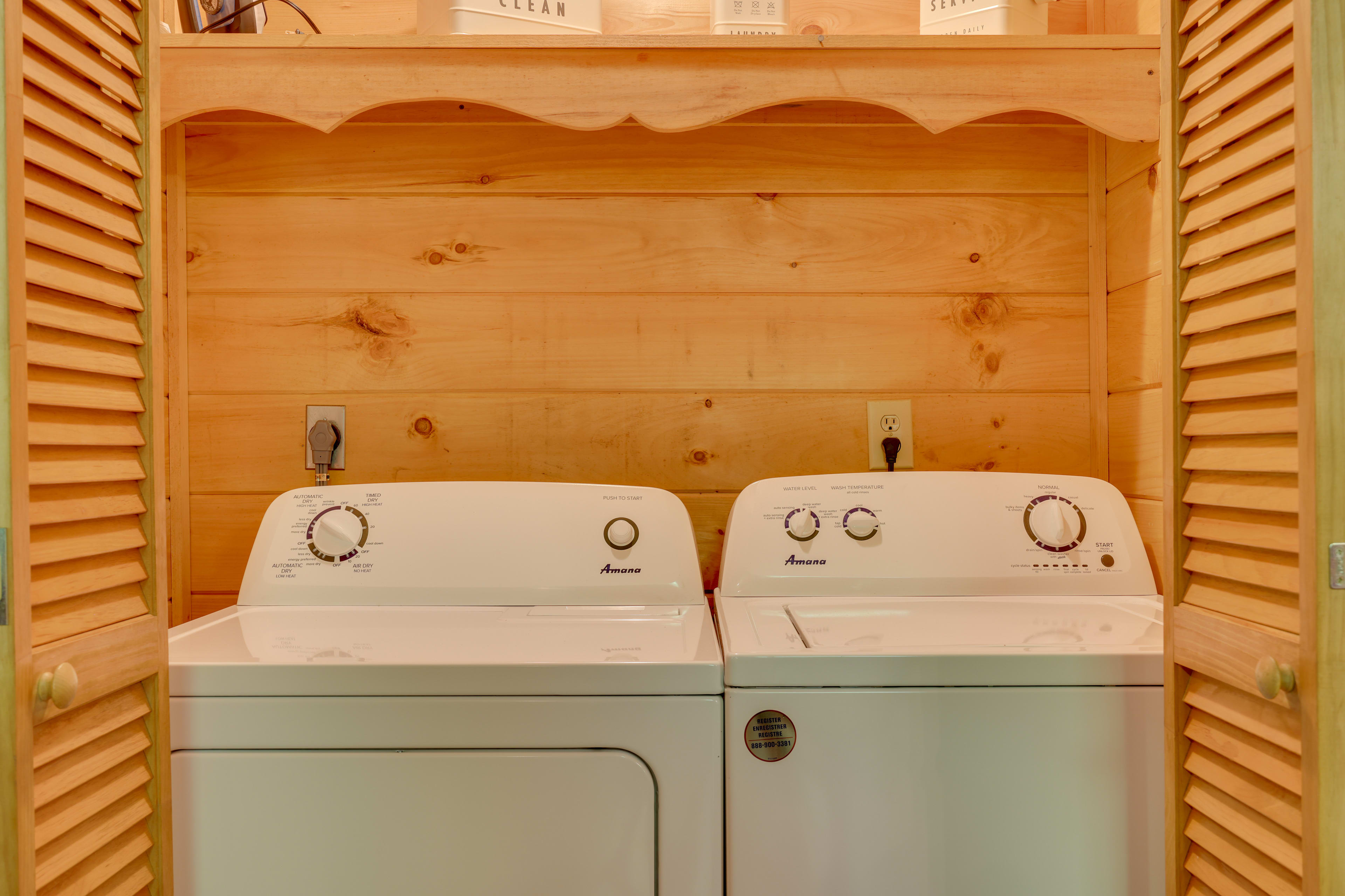 Laundry Closet | Washer + Dryer