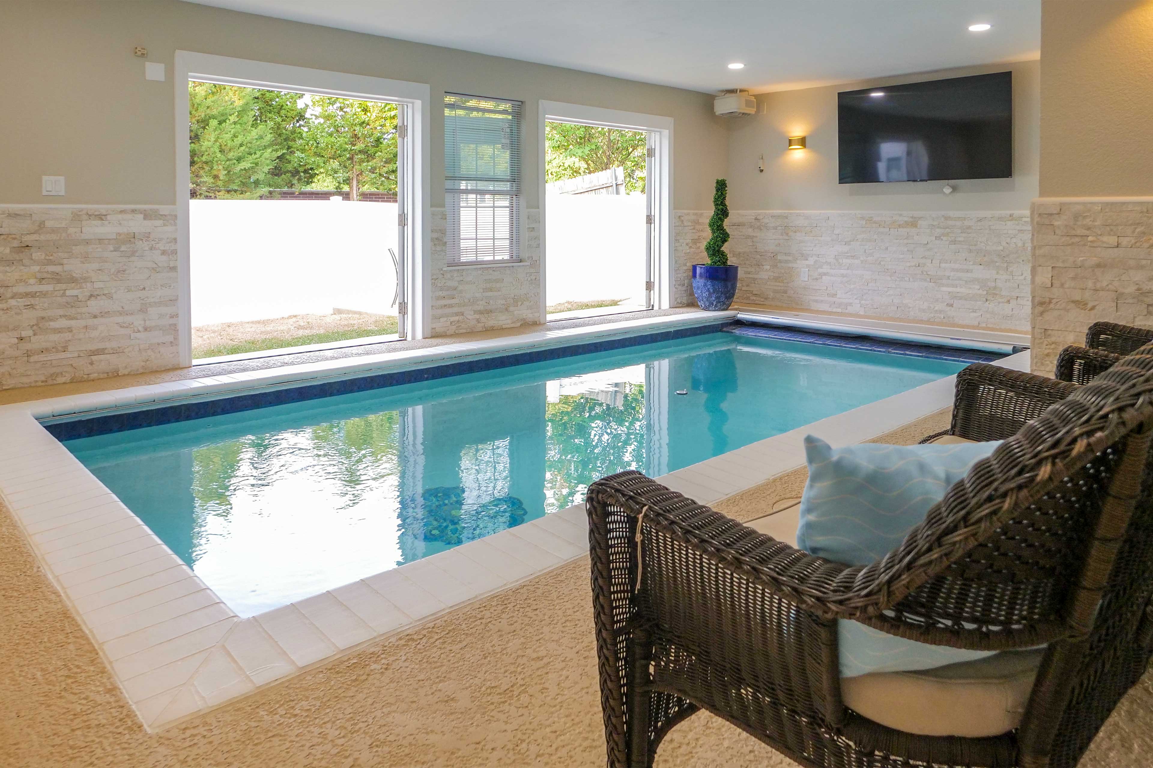 Heated Indoor Pool | Smart TV