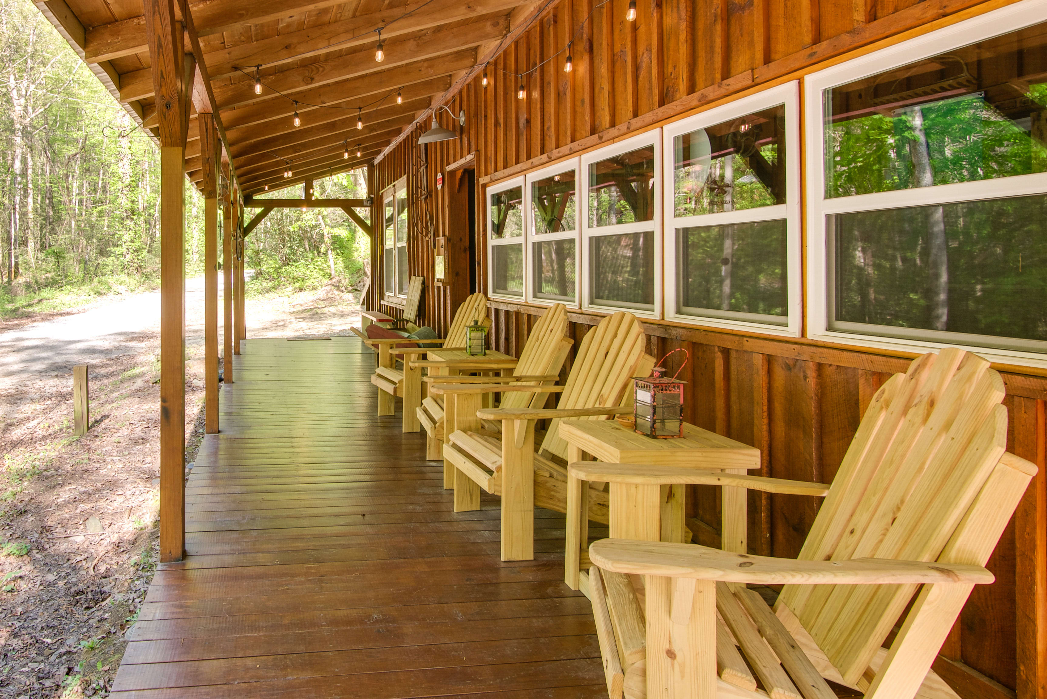 Covered Porch w/ Swing | Gas Grill