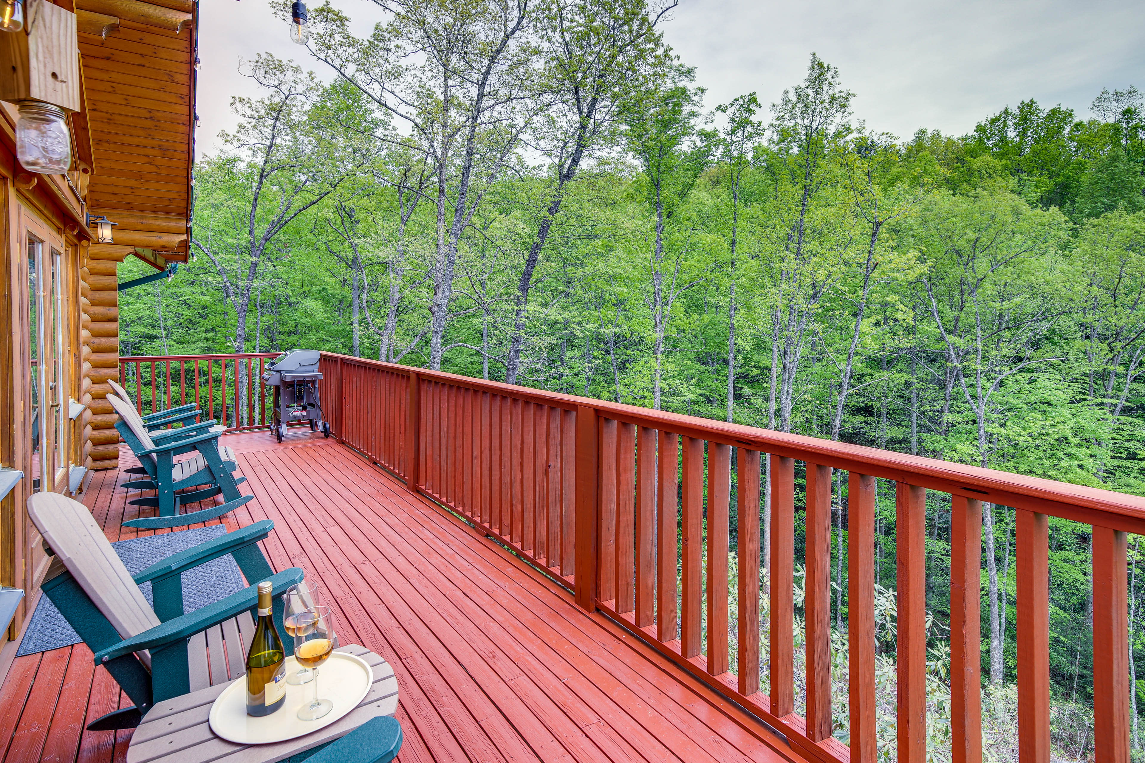 2nd-Floor Deck | Gas Grill (Propane Provided) | Rocking Chairs