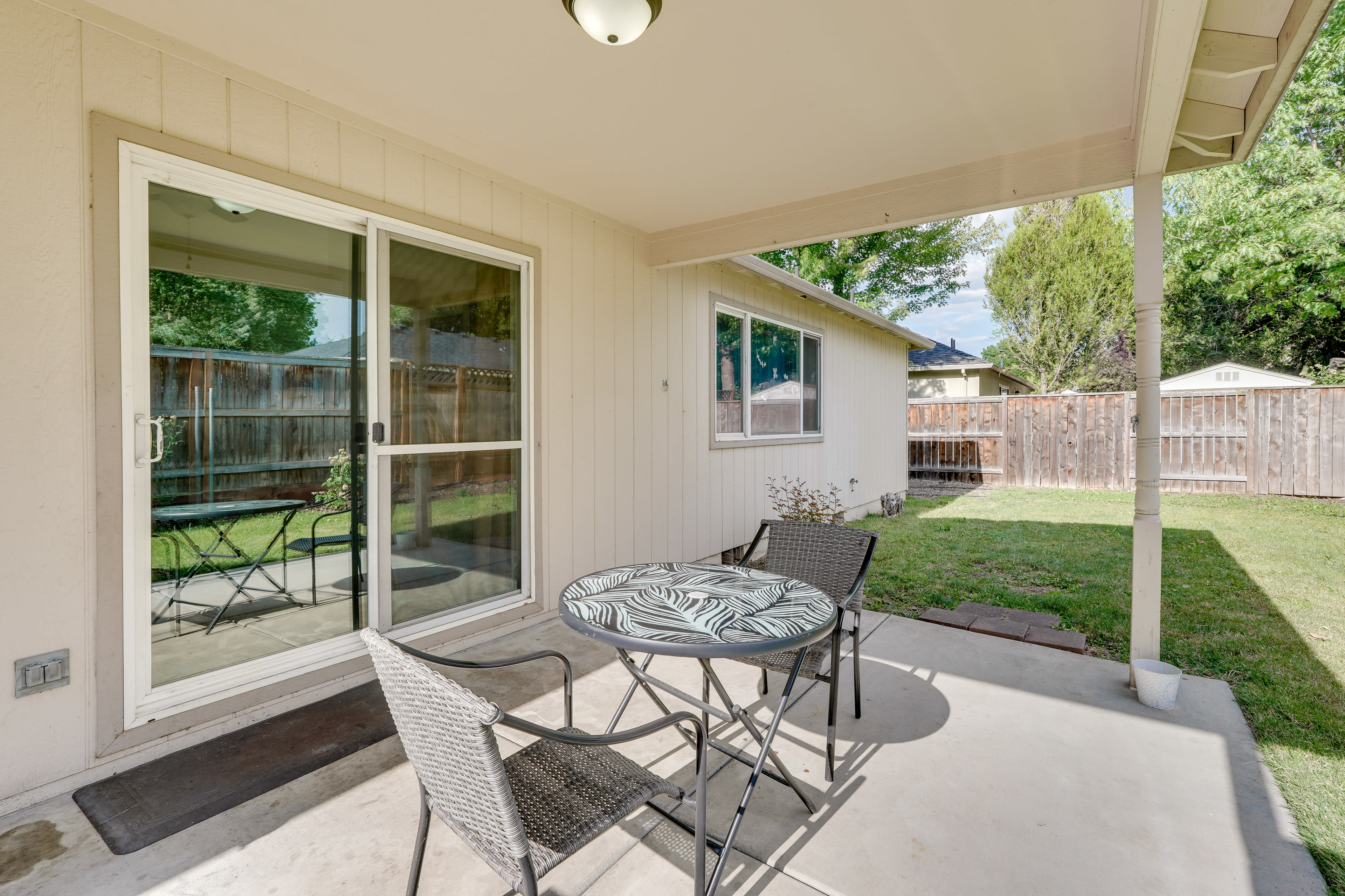 Covered Patio | Fenced Yard