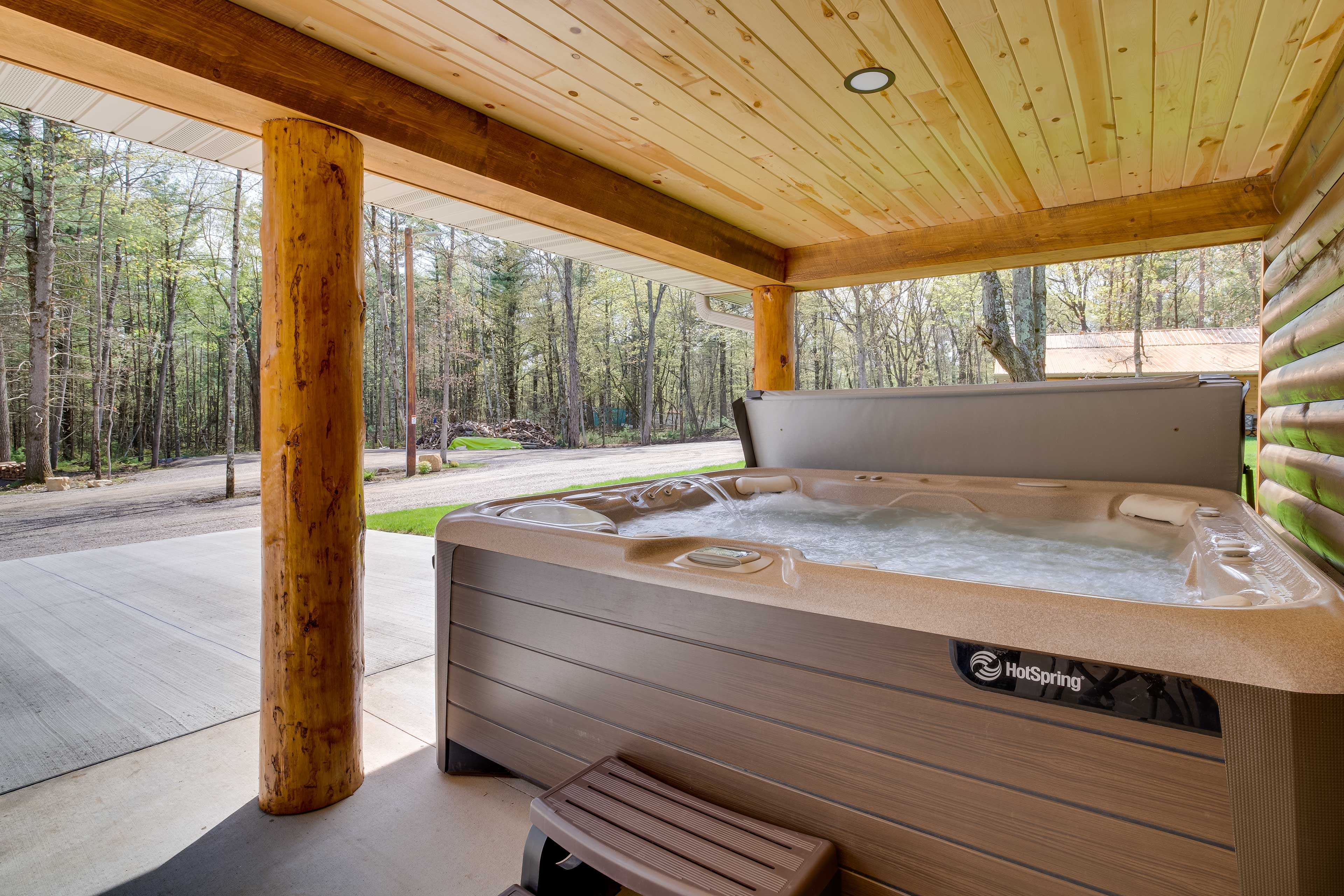 Cabin Exterior | Private Hot Tub