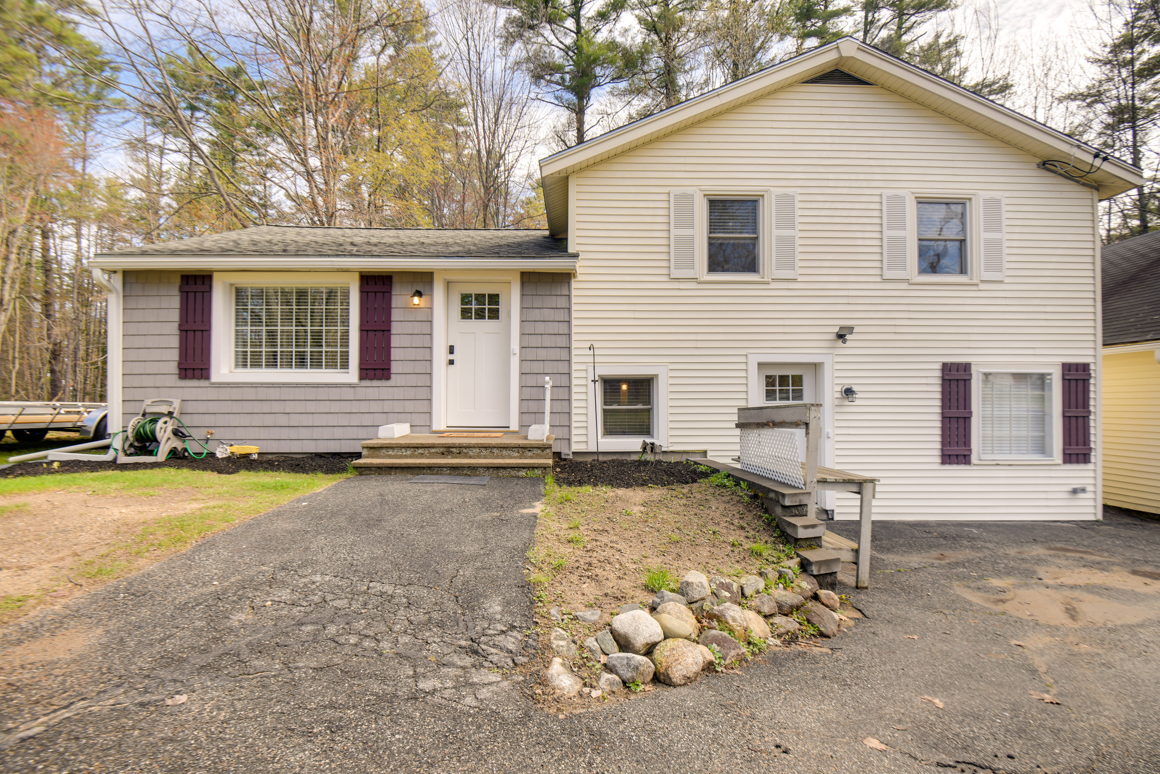 Bridgton Vacation Rental | 3BR | 1.5BA | 1,200 Sq Ft | 2 Steps to Enter