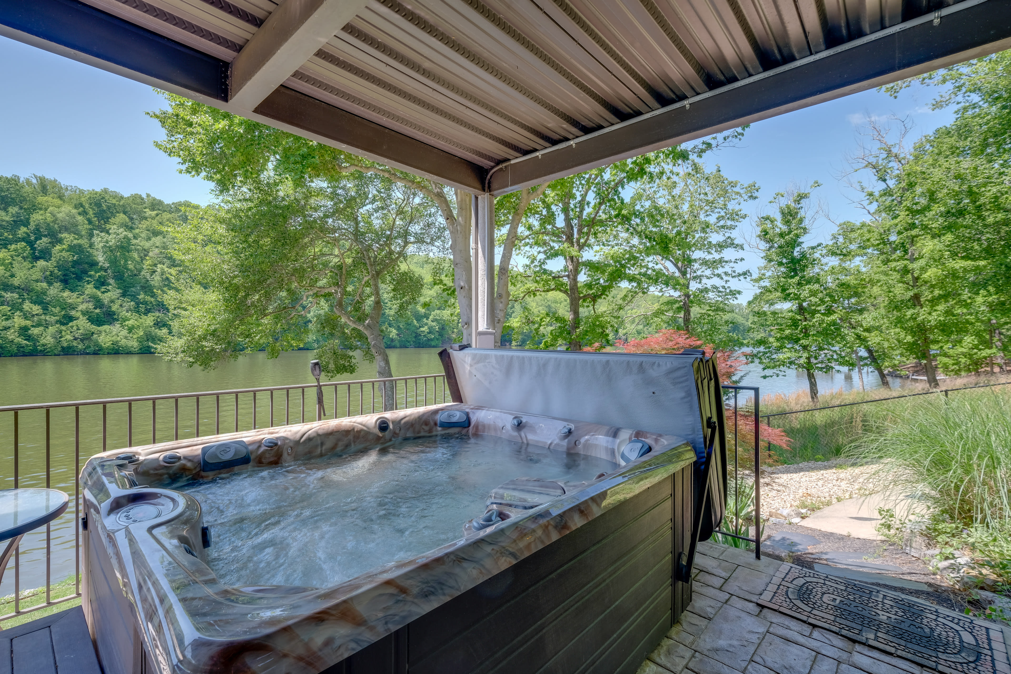 Lower Deck | Hot Tub | Wood-Burning Fire Pit | Boat Dock