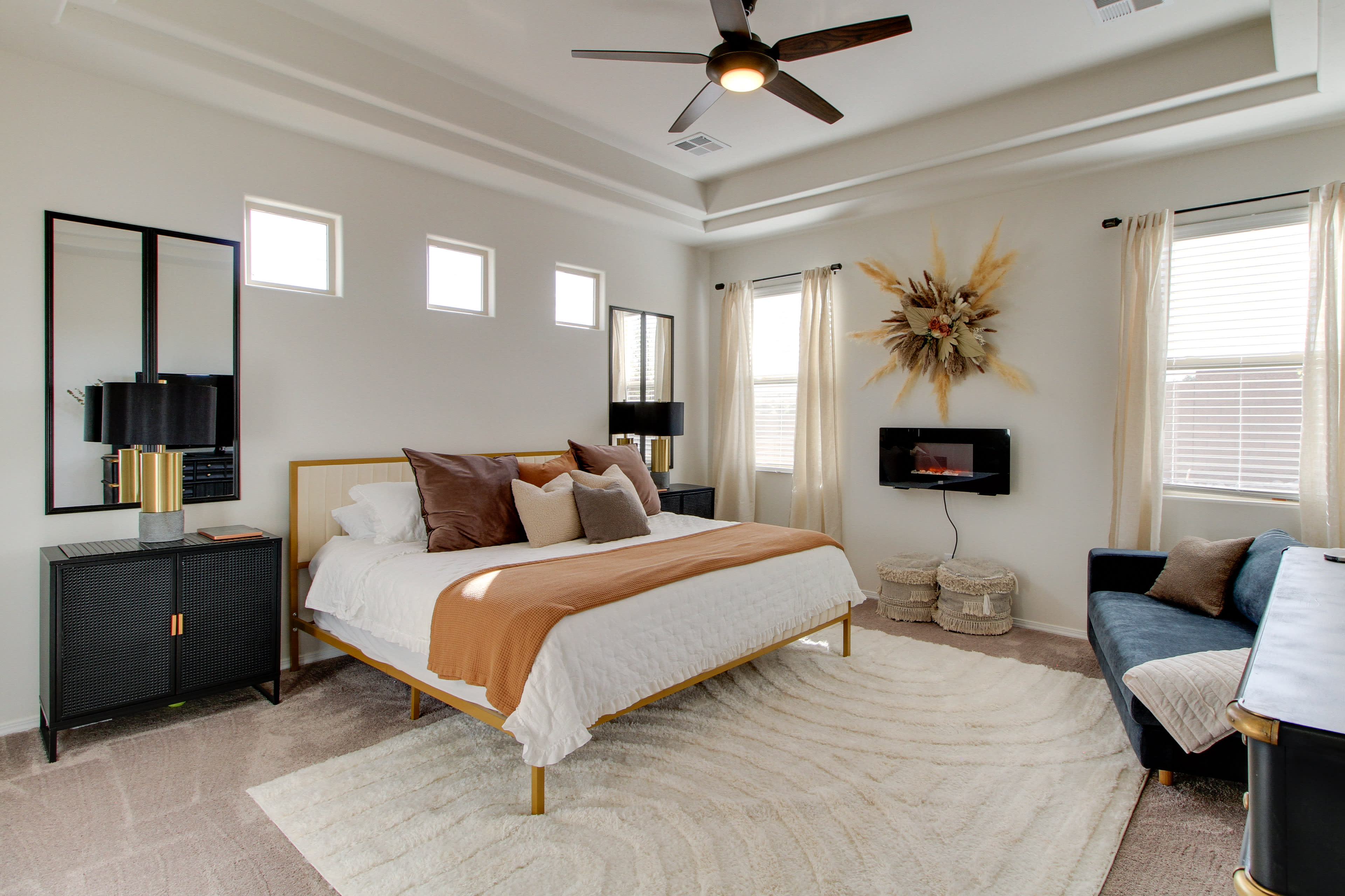 Bedroom Suite | King Bed | Electric Fireplace | Smart TV