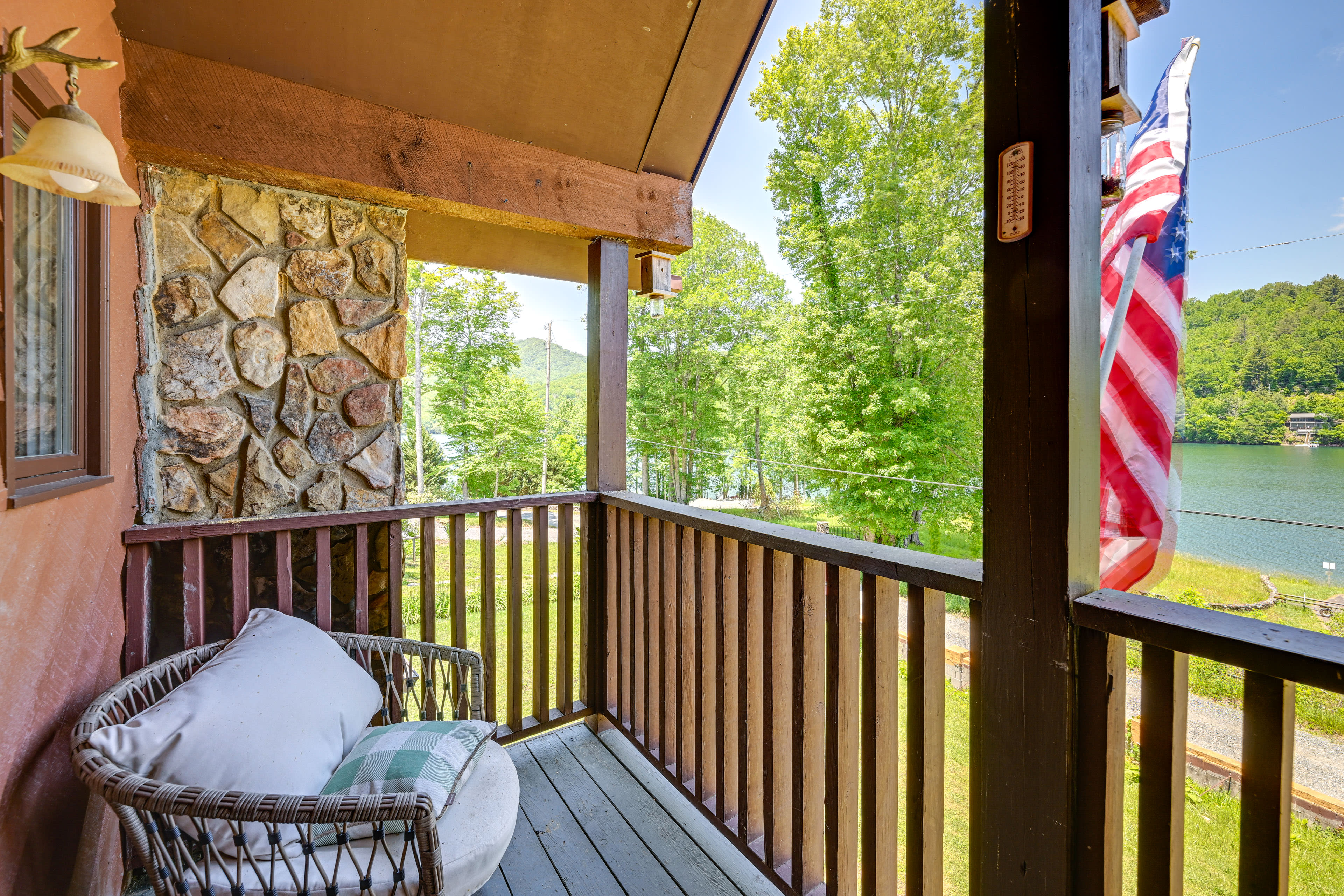 Balcony | Outdoor Seating | Lake Views