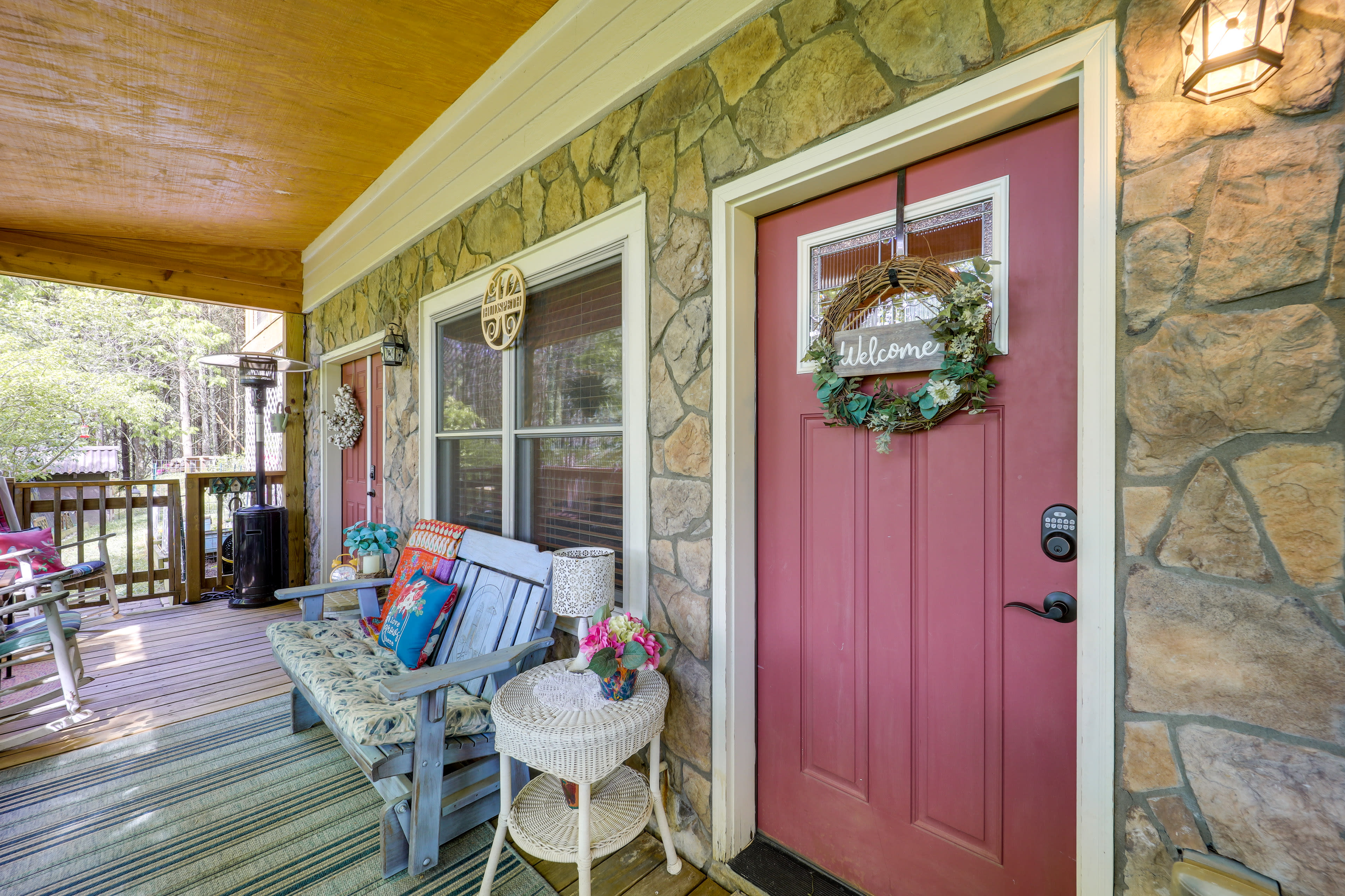 Furnished Porch | Outdoor Dining Area | Patio Heater