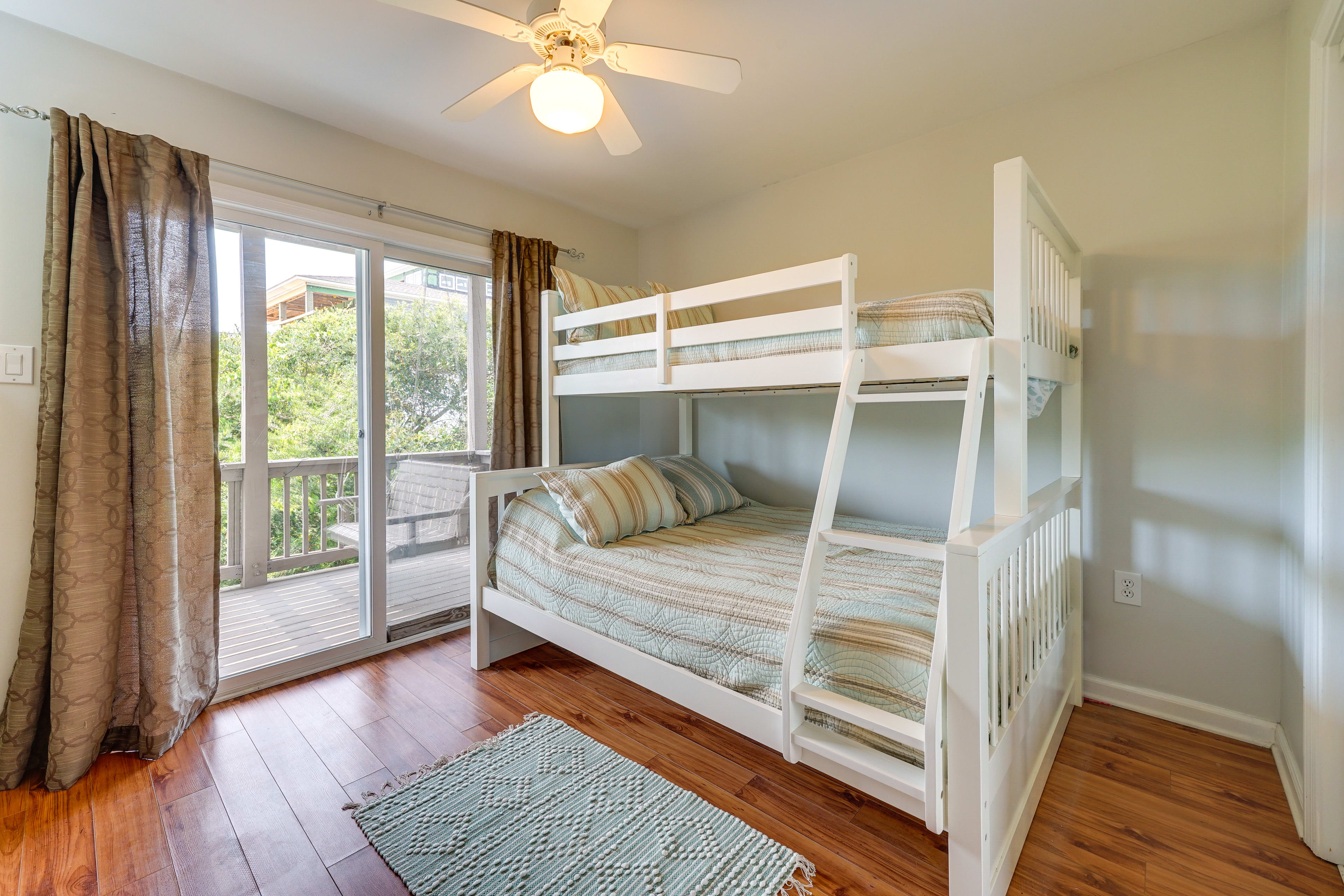 Bedroom 3 | Twin/Full Bunk Bed | Balcony Access