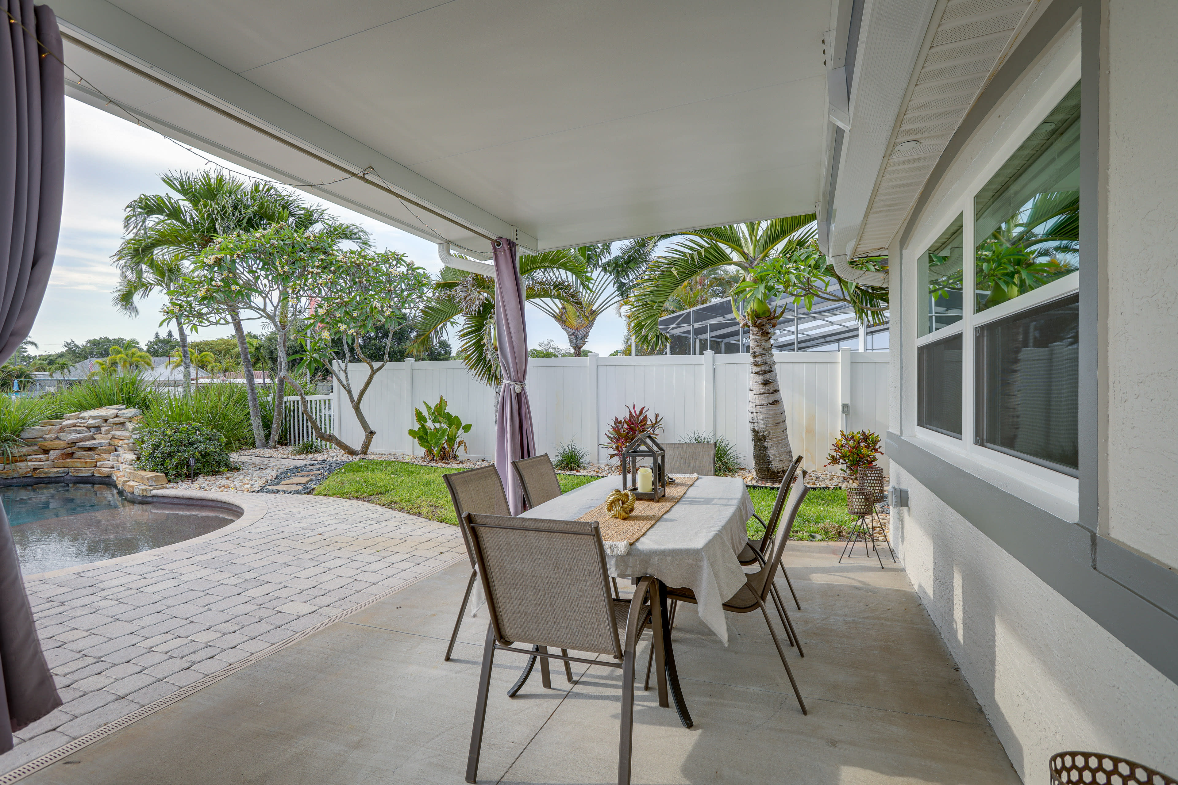 Private Backyard Area | Covered Patio | Smart TV