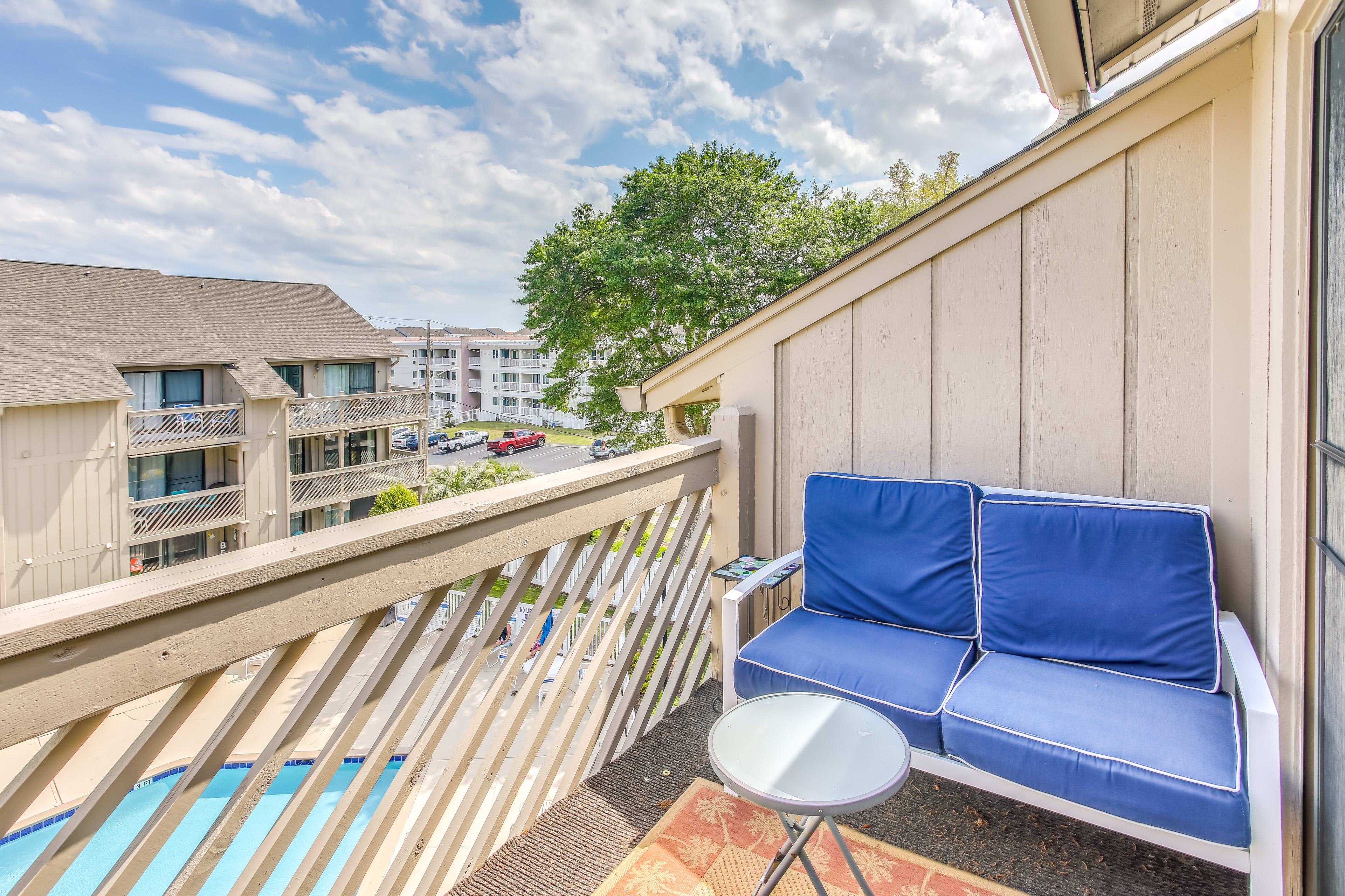 Balcony | Pool Views