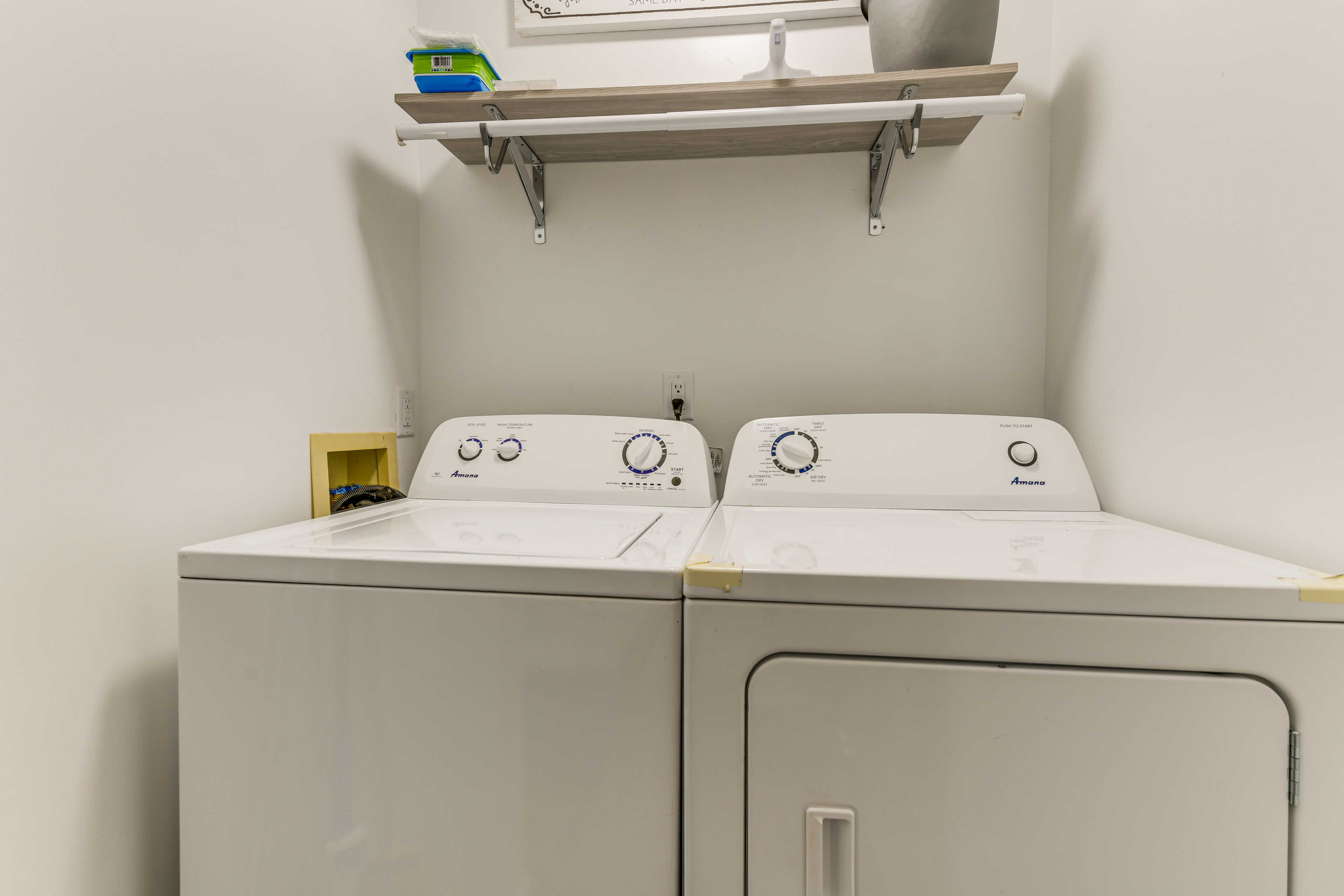 Laundry Room | Washer + Dryer | Iron/Board