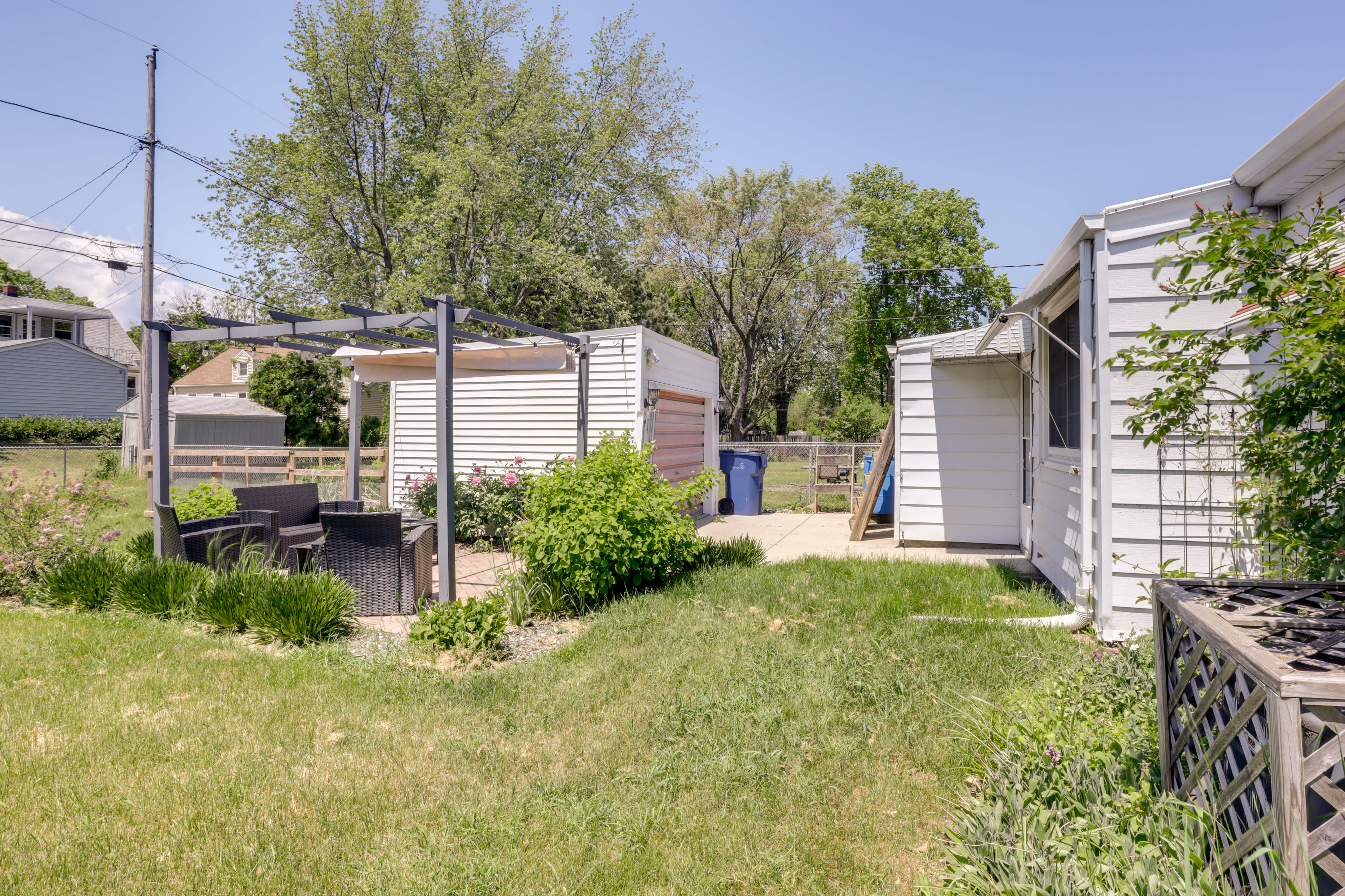 Fenced Backyard