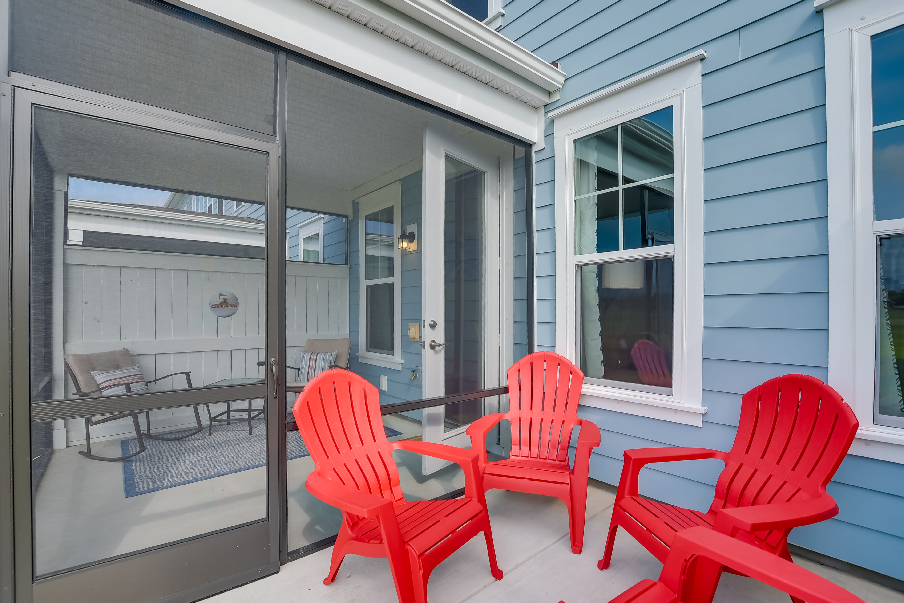 Townhome Exterior | Additional Furnished Patio