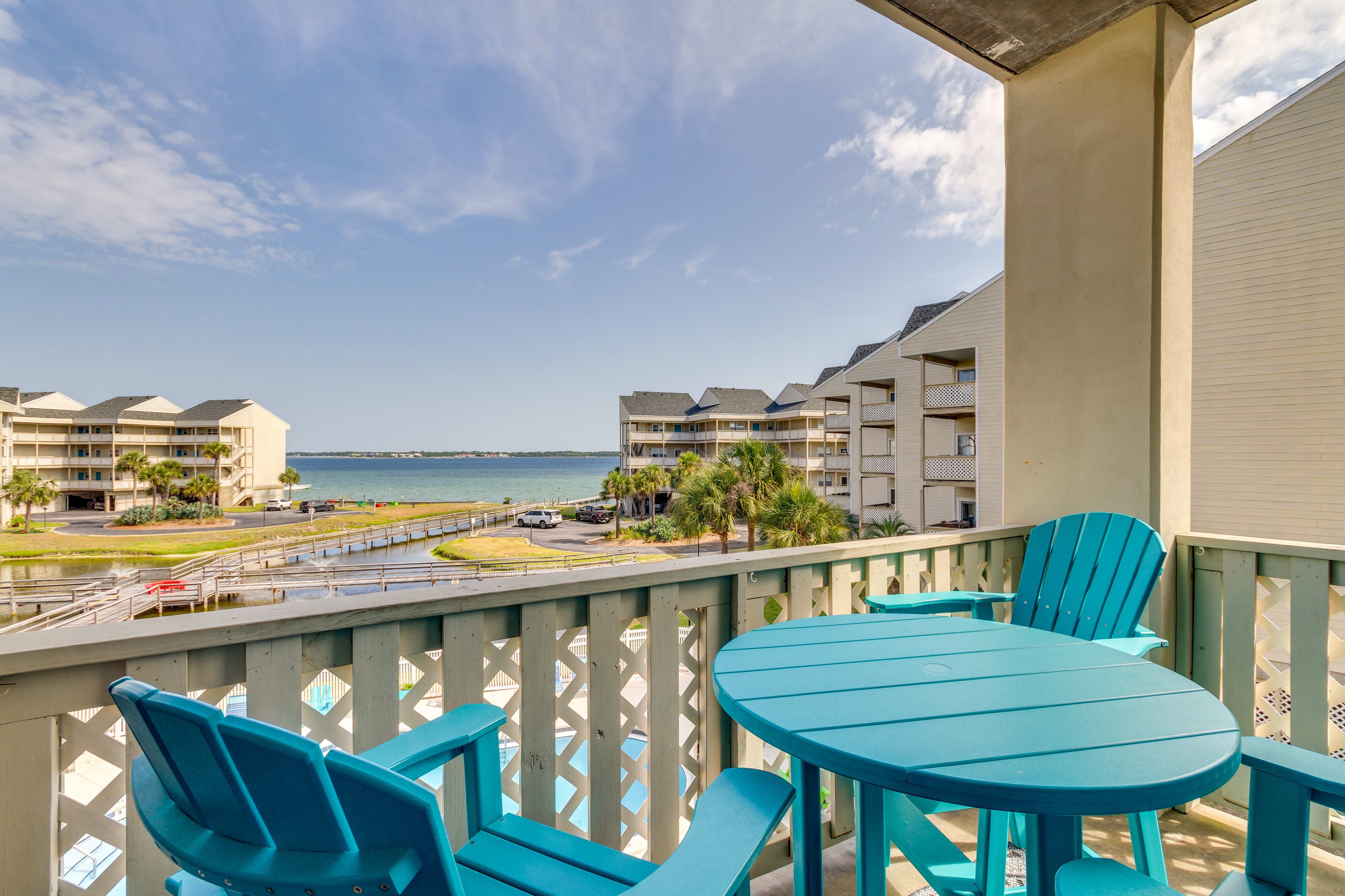 Private Balcony | Community Parking Garage (2 Vehicles)