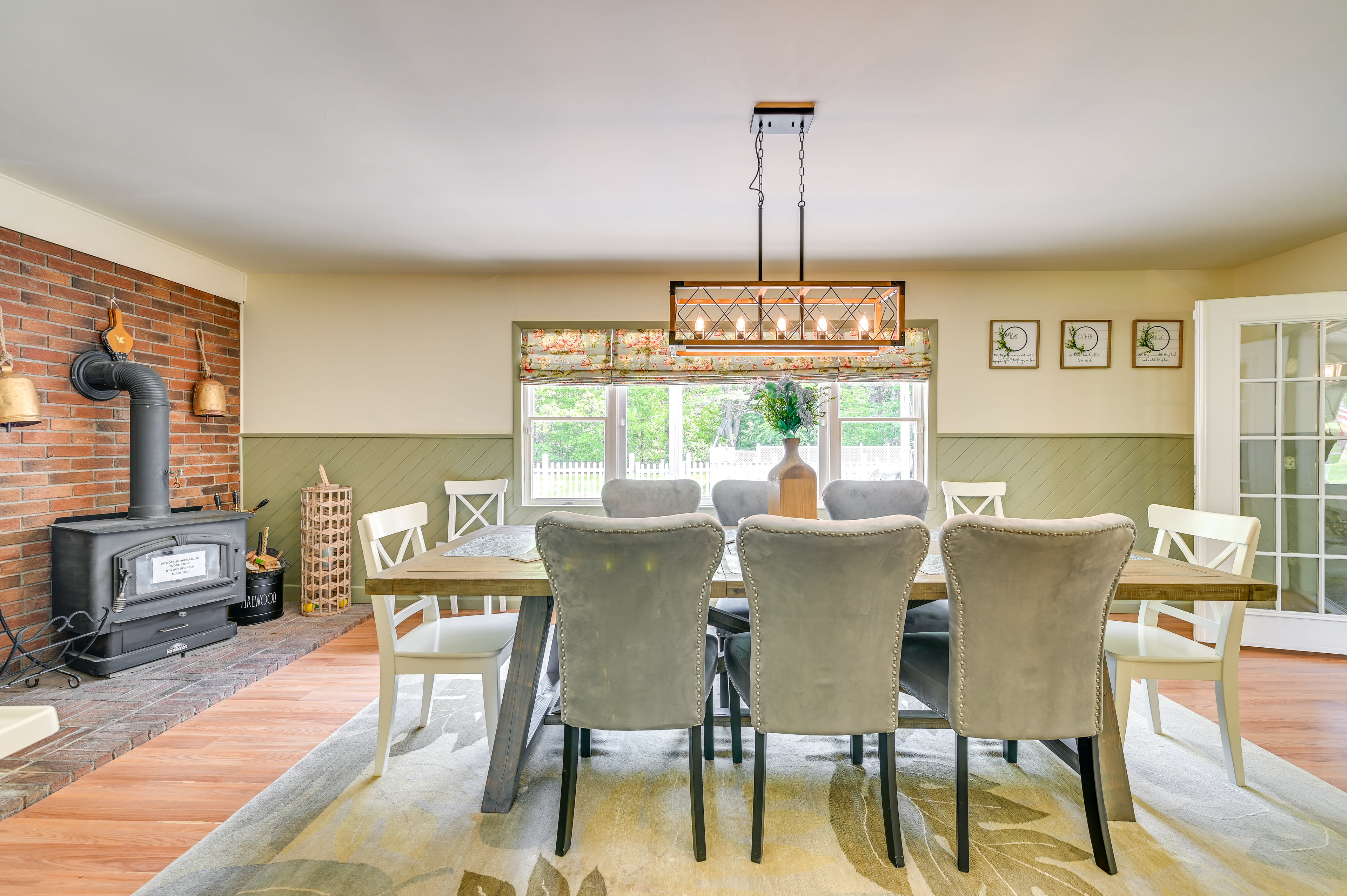 Dining Room | Wood-Burning Stove | 2 High Chairs