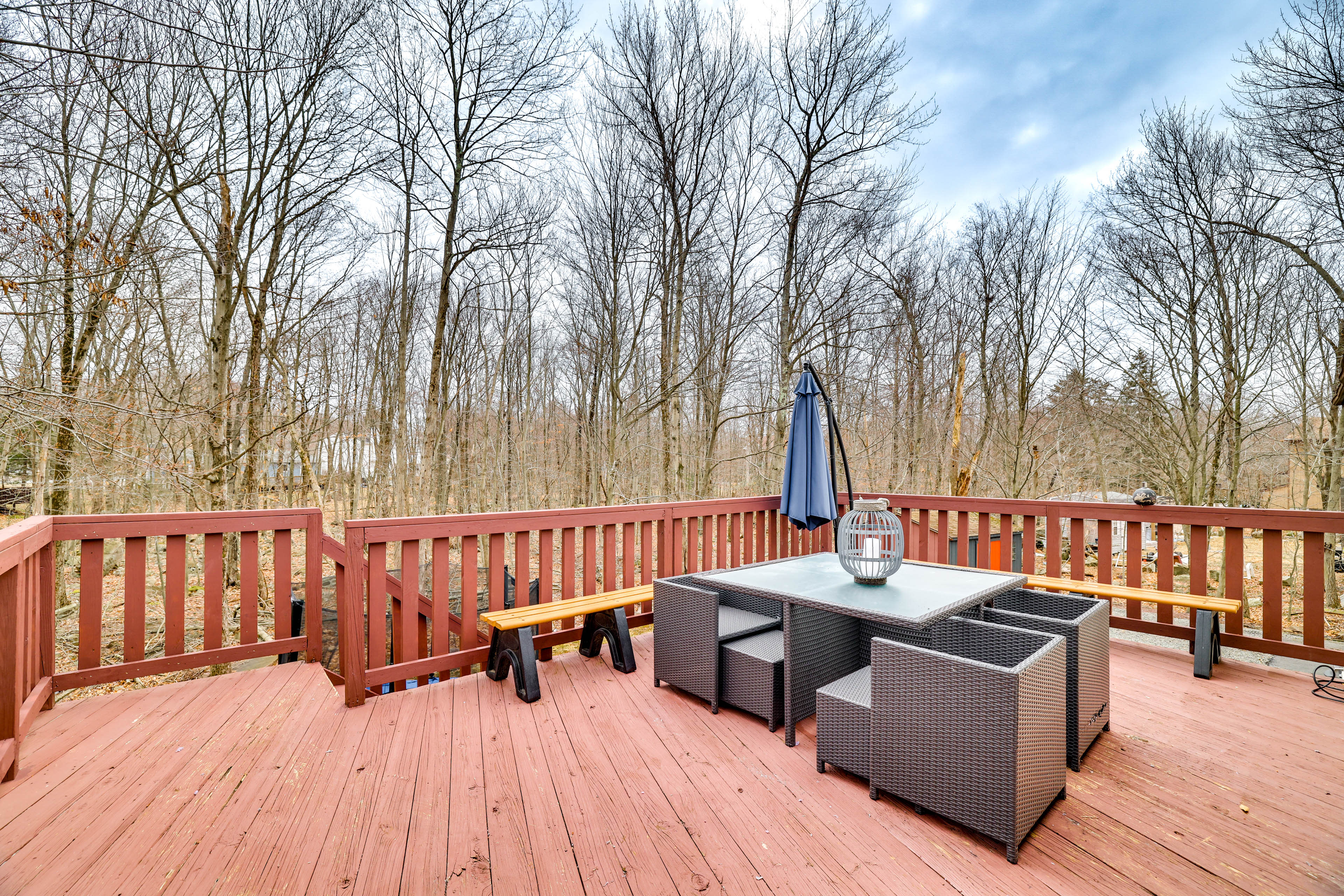 Deck | Wooded Views