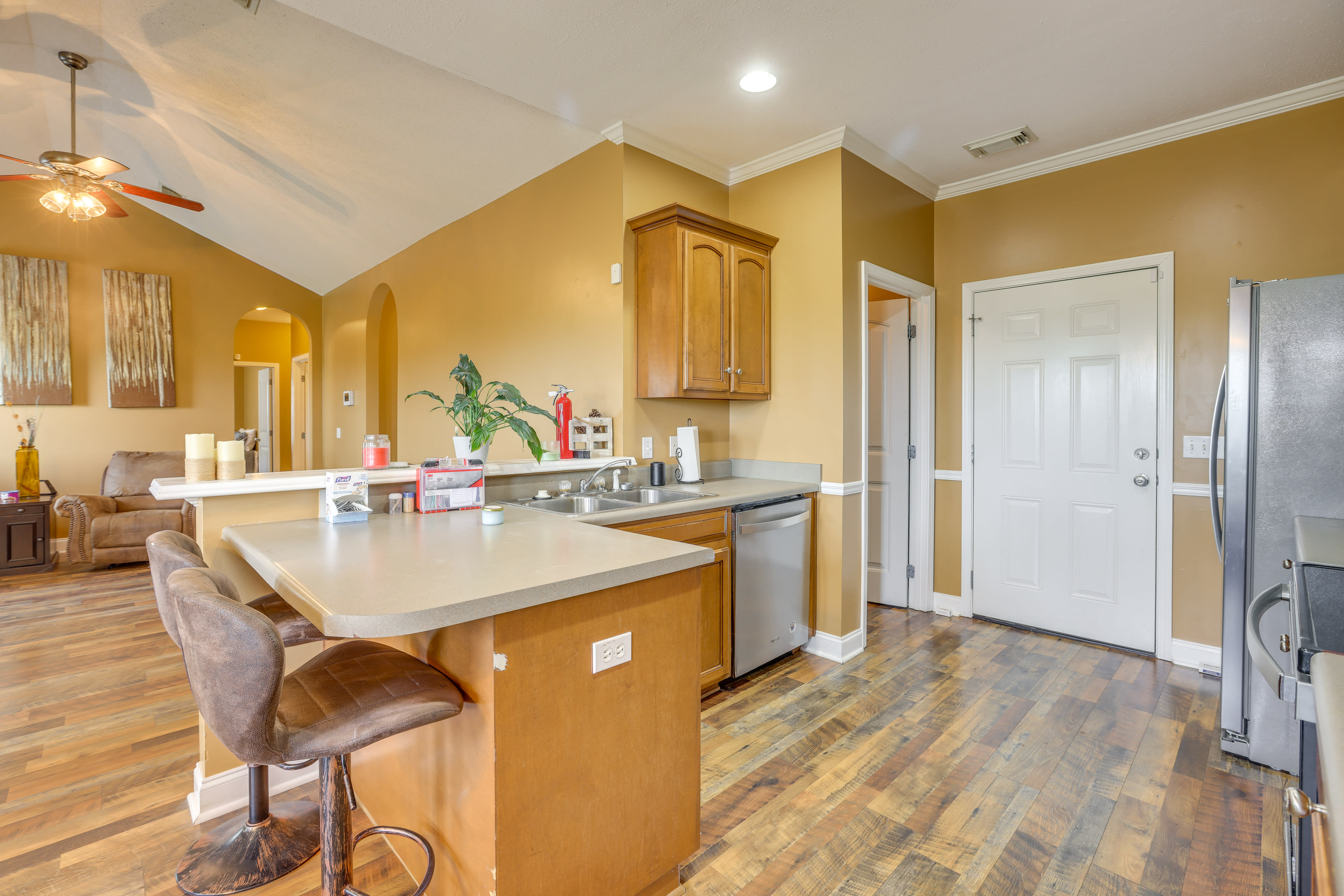 Kitchen | Pet Friendly w/ Fee