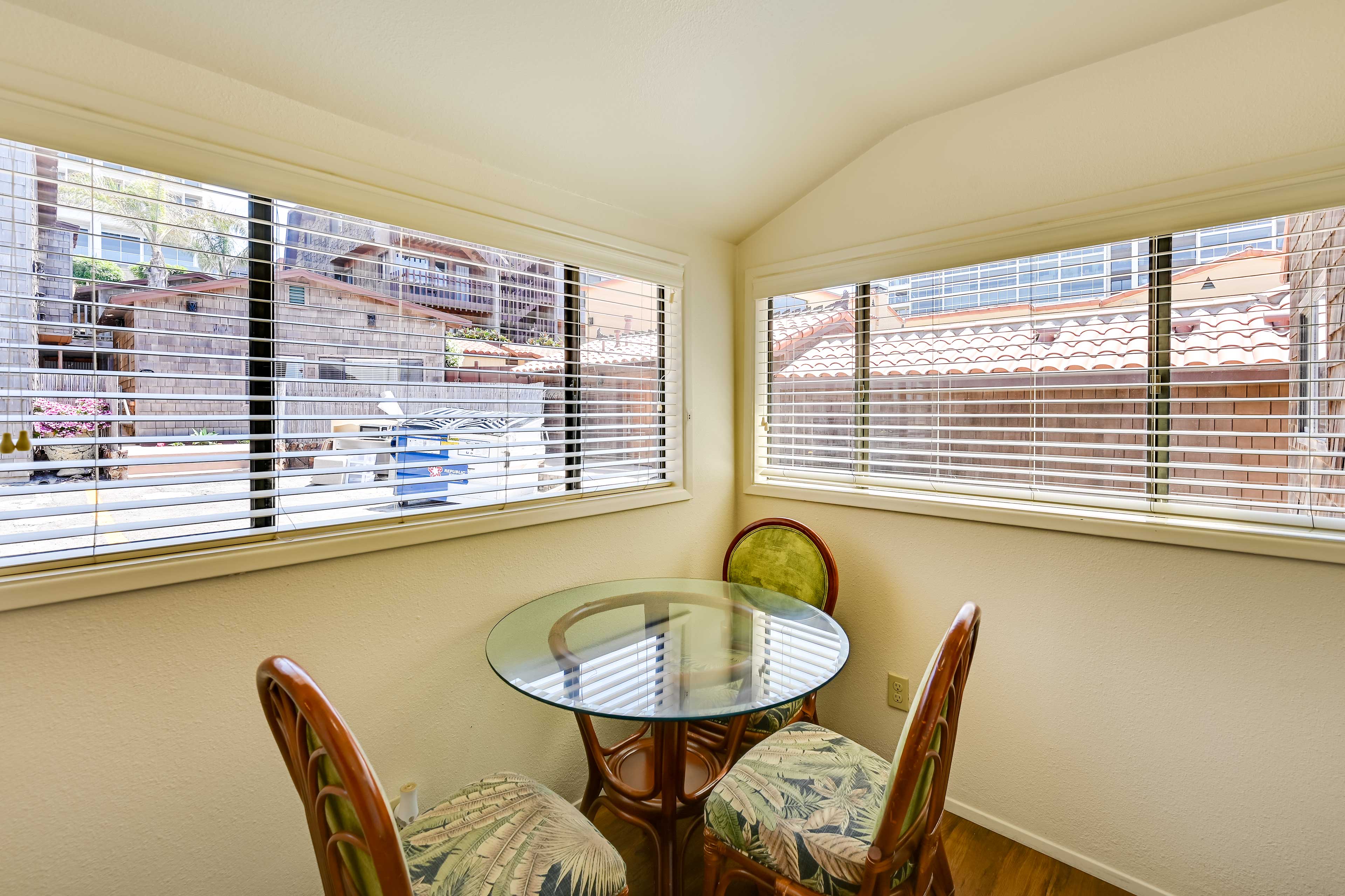 Dining Area | Dishware/Flatware | High Chair | Trash Bags/Paper Towels