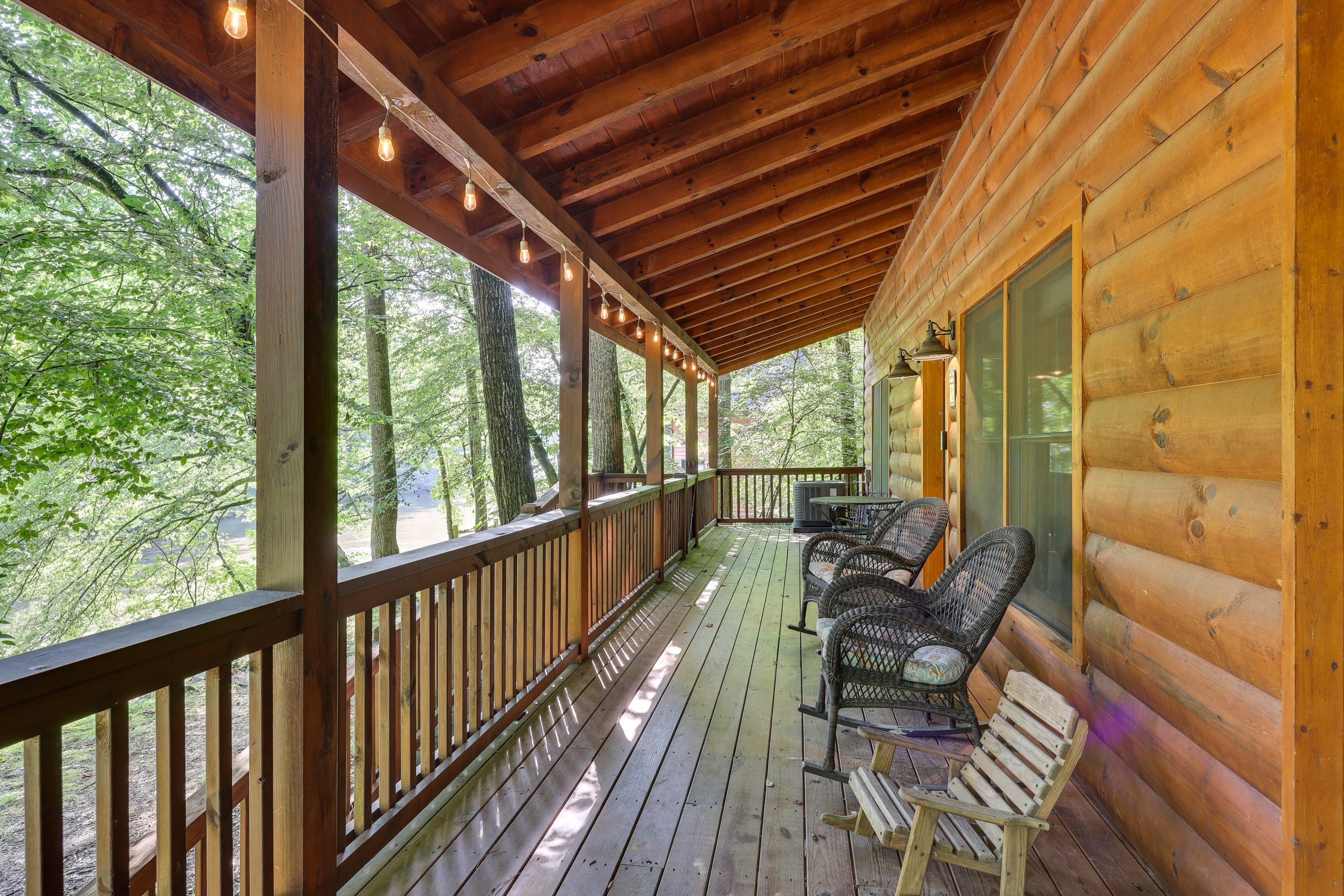 Private Deck | Rocking Chairs | Gas Grill