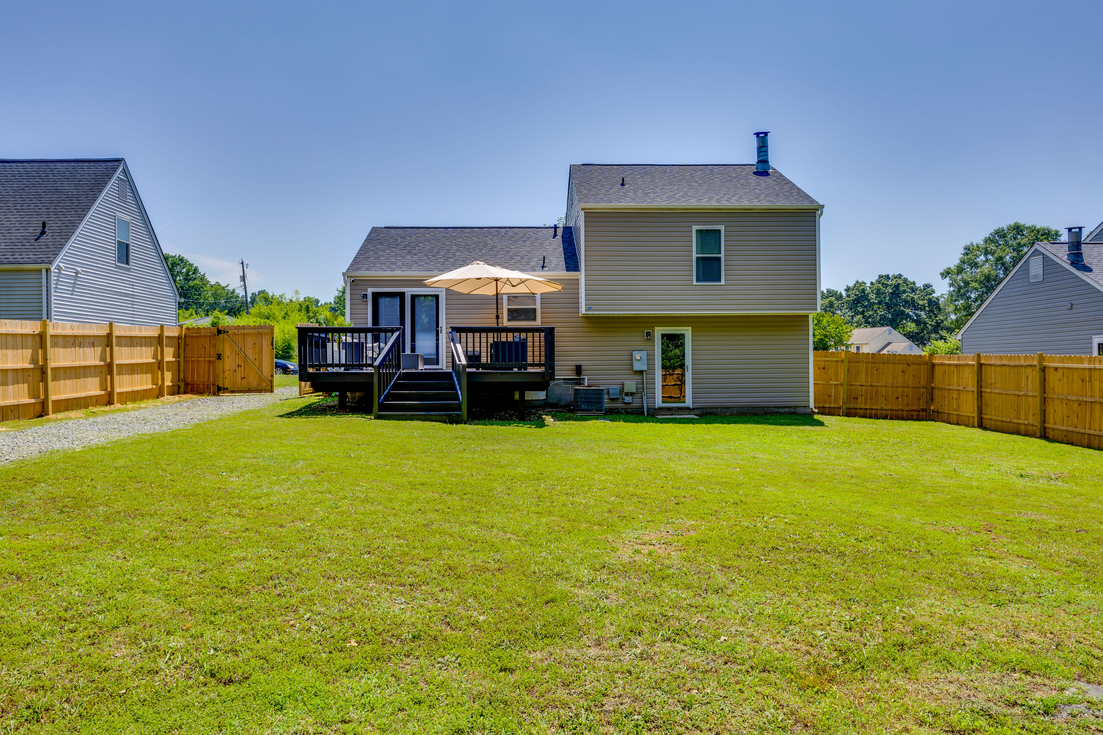 Fenced Backyard