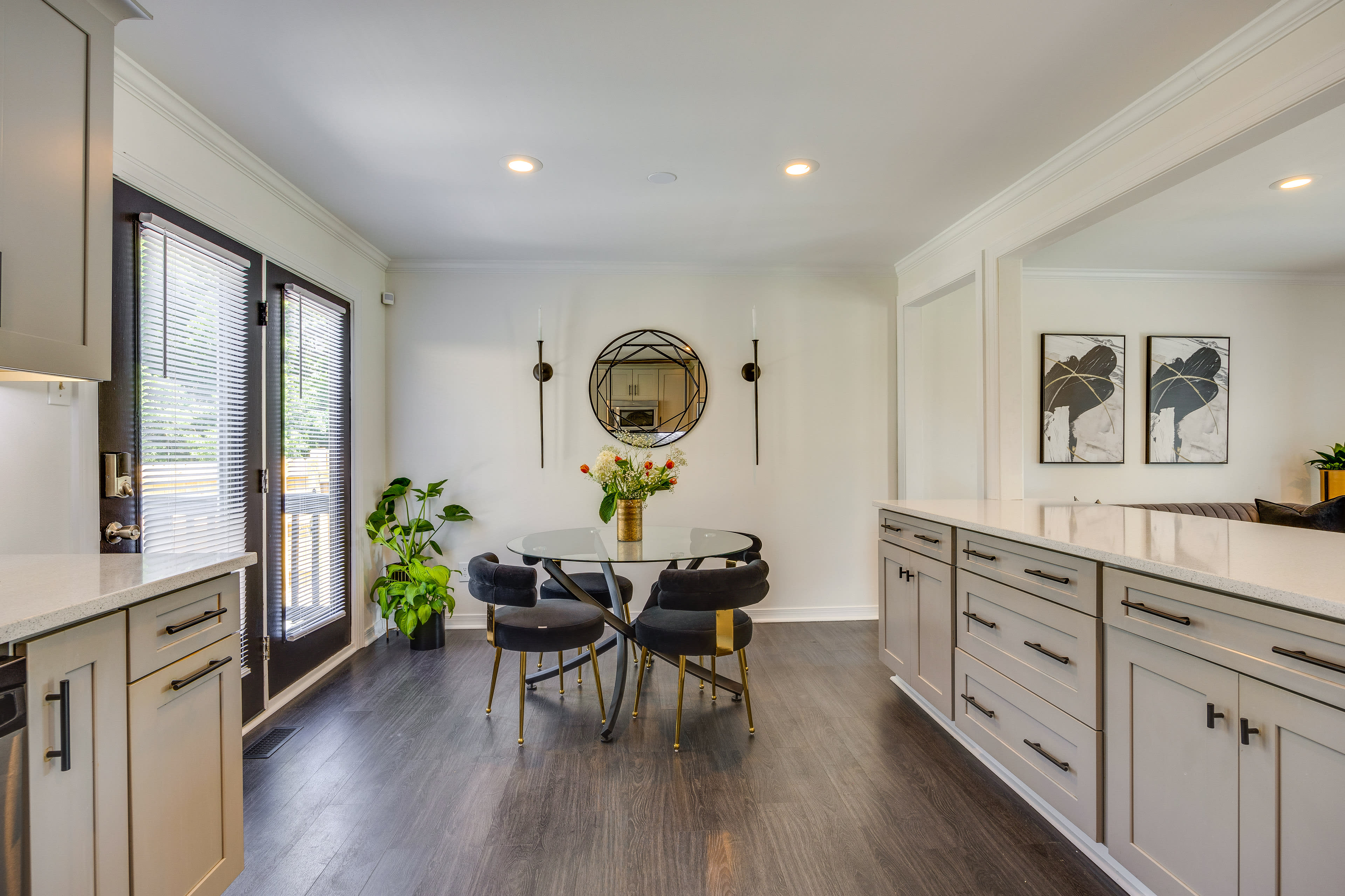 Dining Area | Dishware & Flatware Provided | Deck & Backyard Access