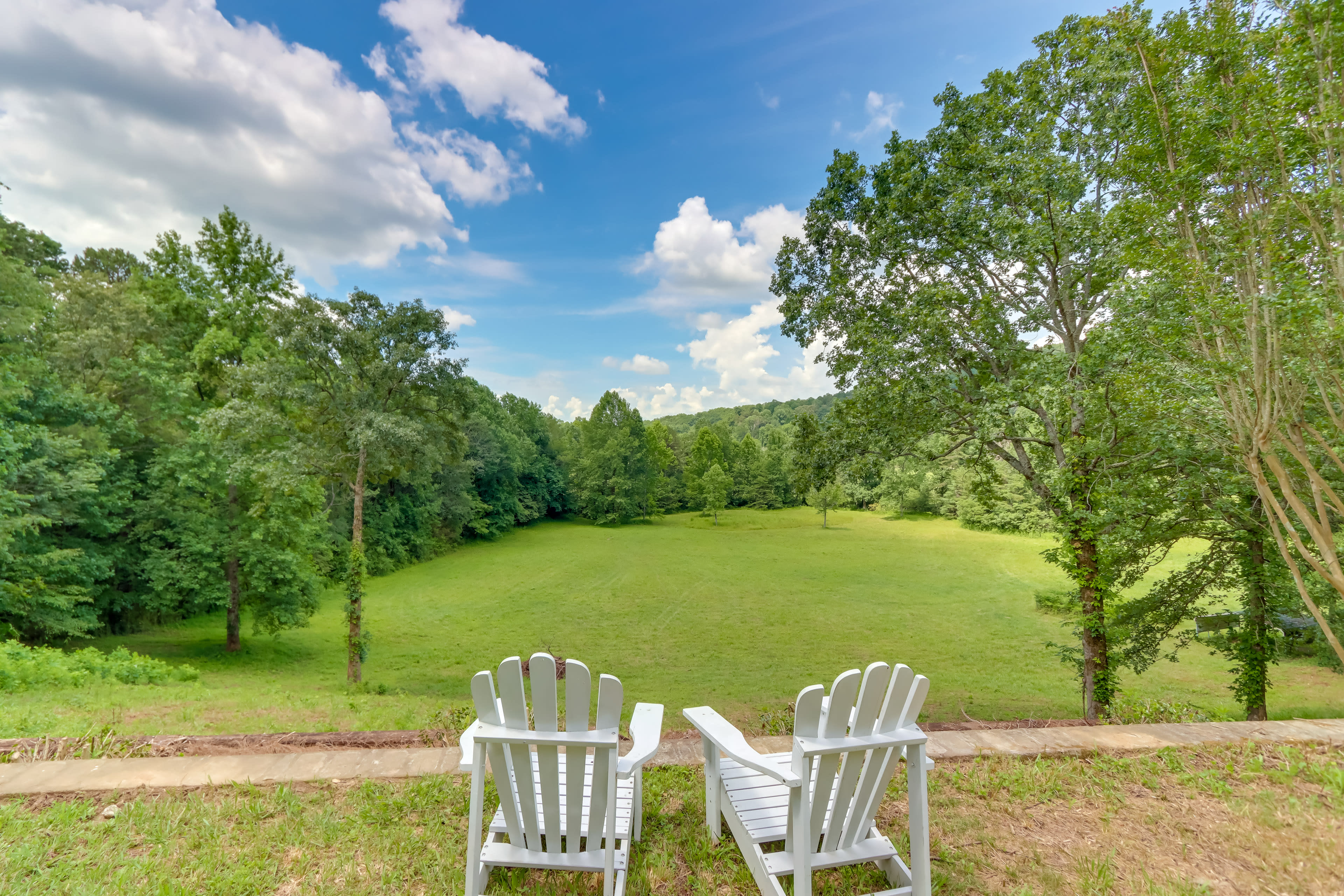 Backyard | 12 Acres of Private Land w/ Creek | Hot Tub | 2 Fire Pits | Game Room