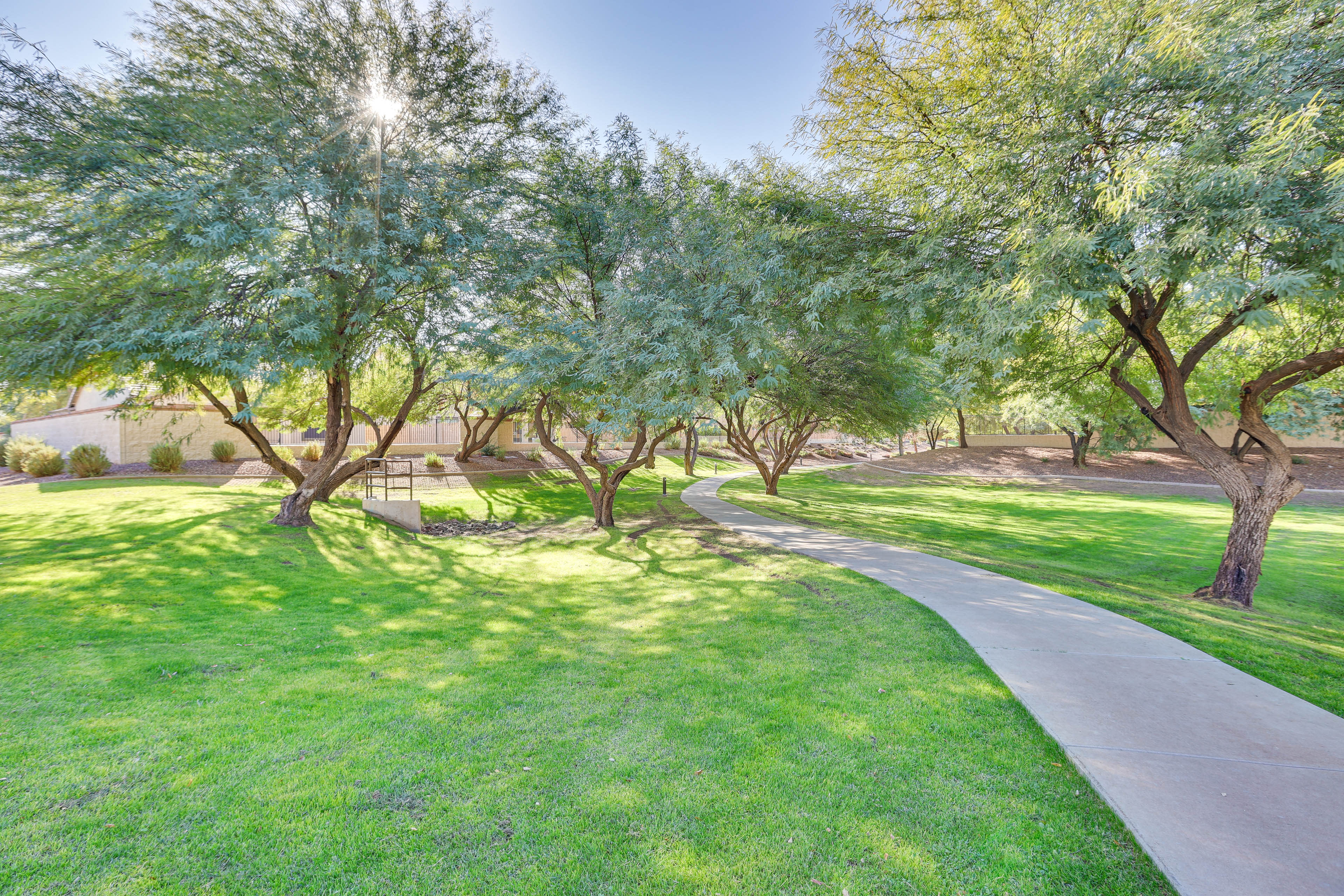 Greenbelt Access Behind Home