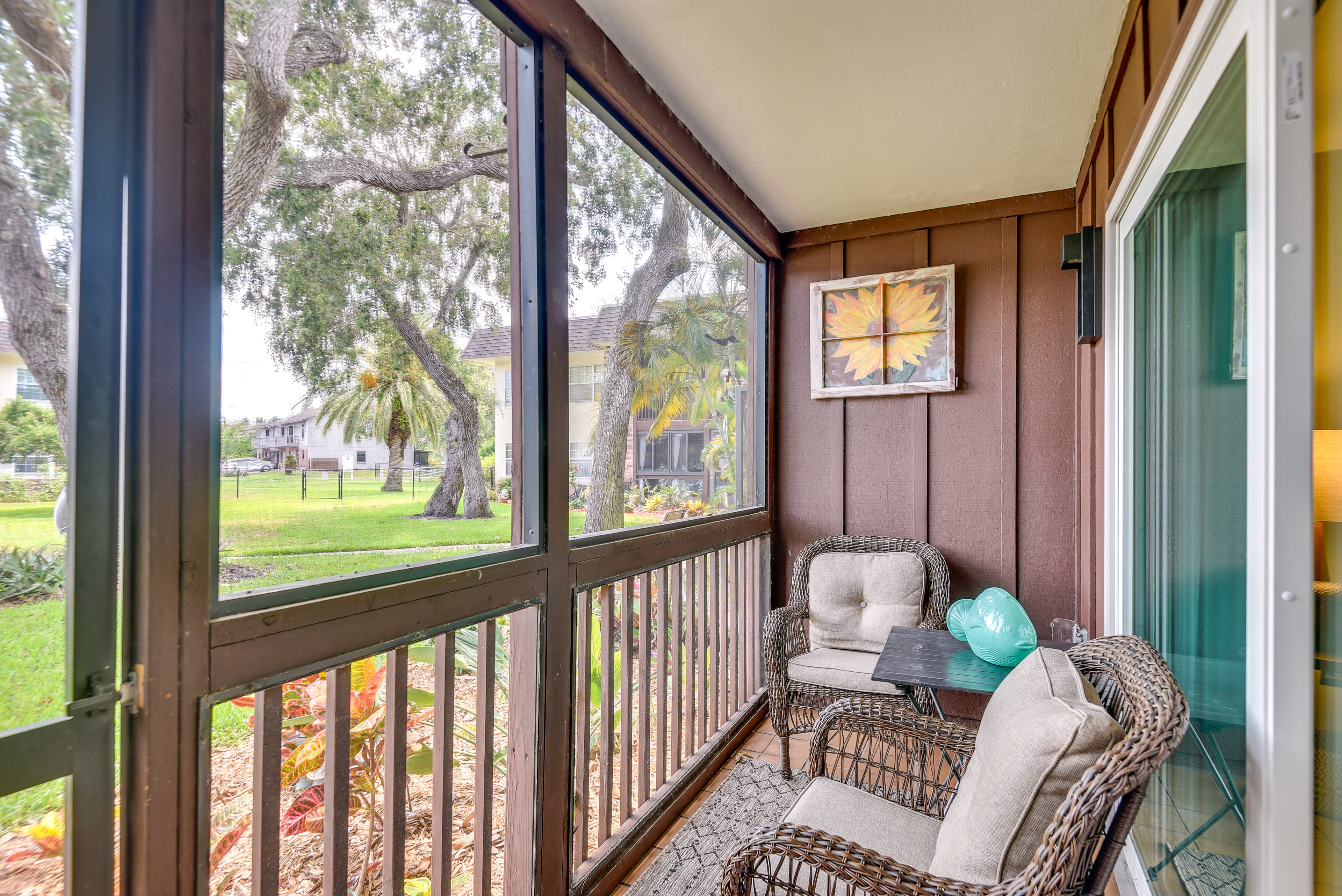 Screened-In Patio | Pool Views