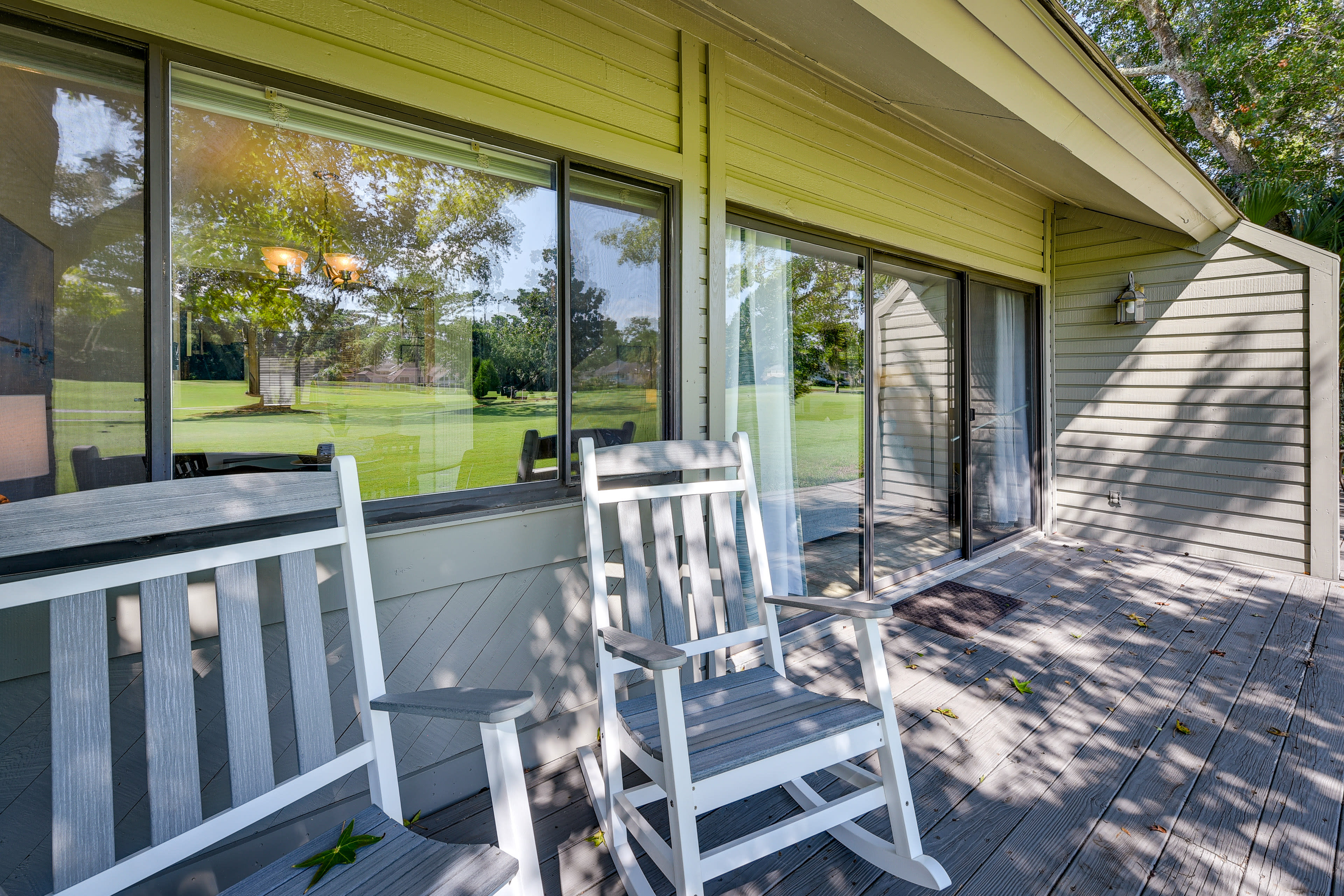 Private Deck | Rocking Chairs