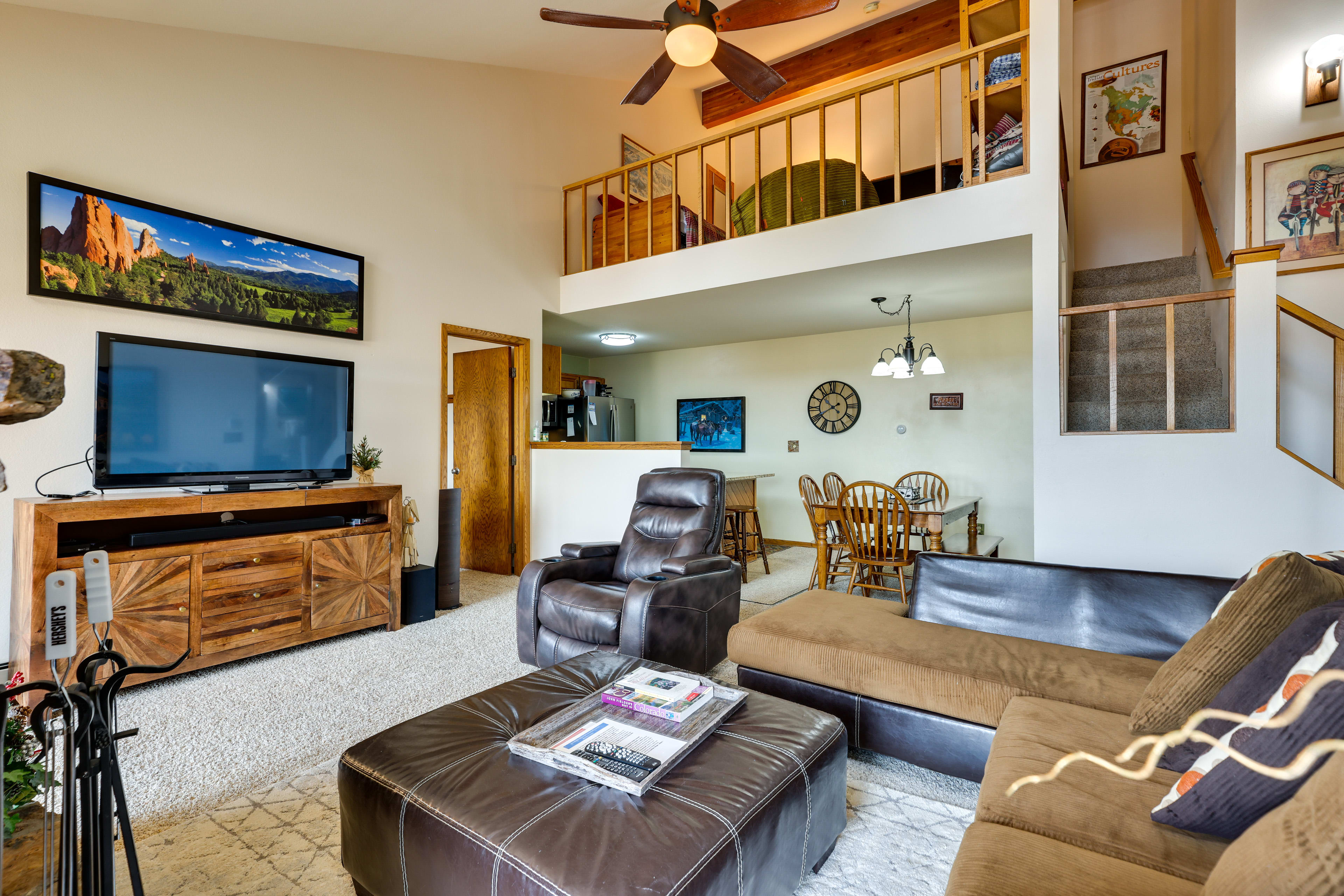 Living Room | Fireplace | Heated Floors