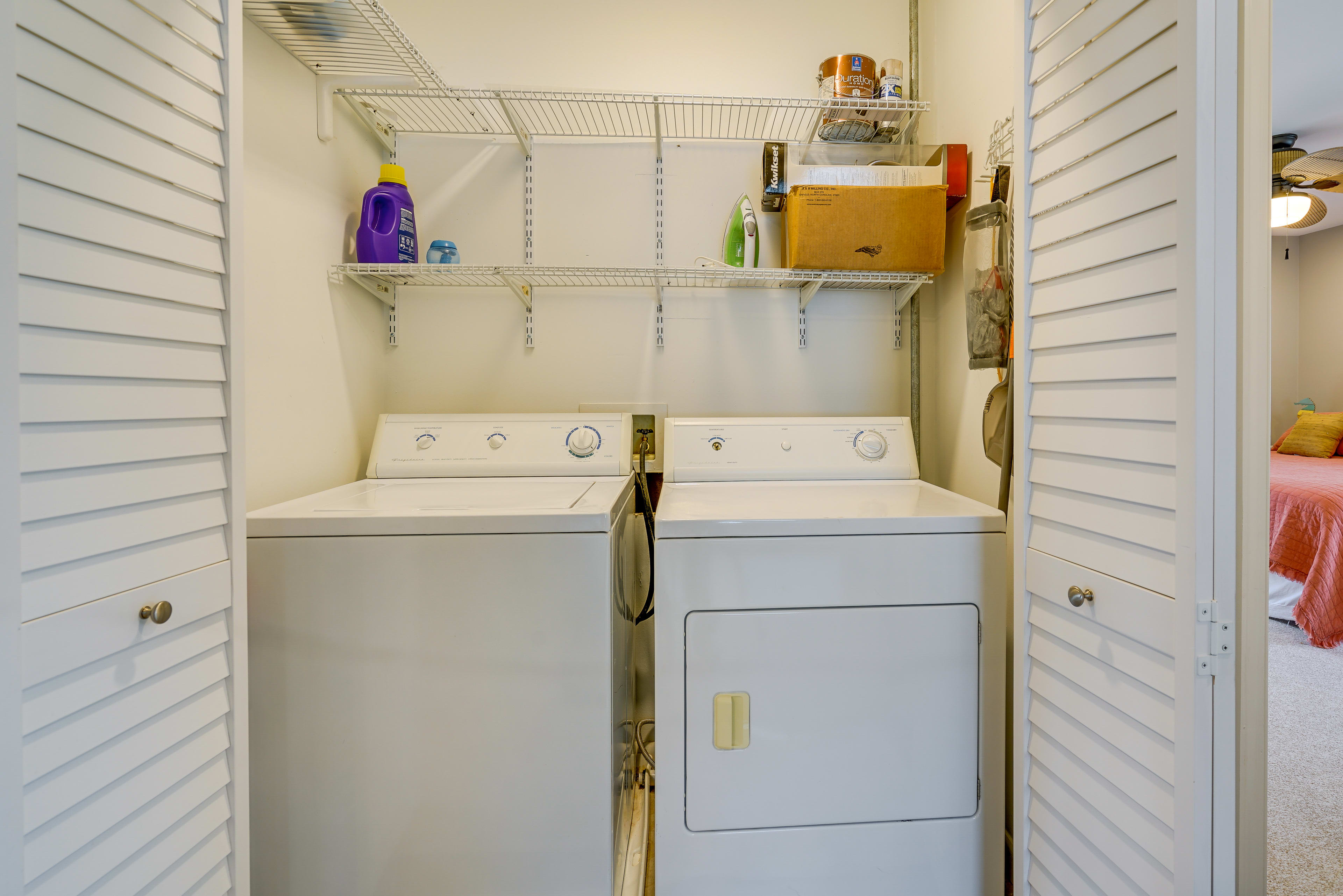 Laundry Closet | Laundry Detergent | Irons & Boards