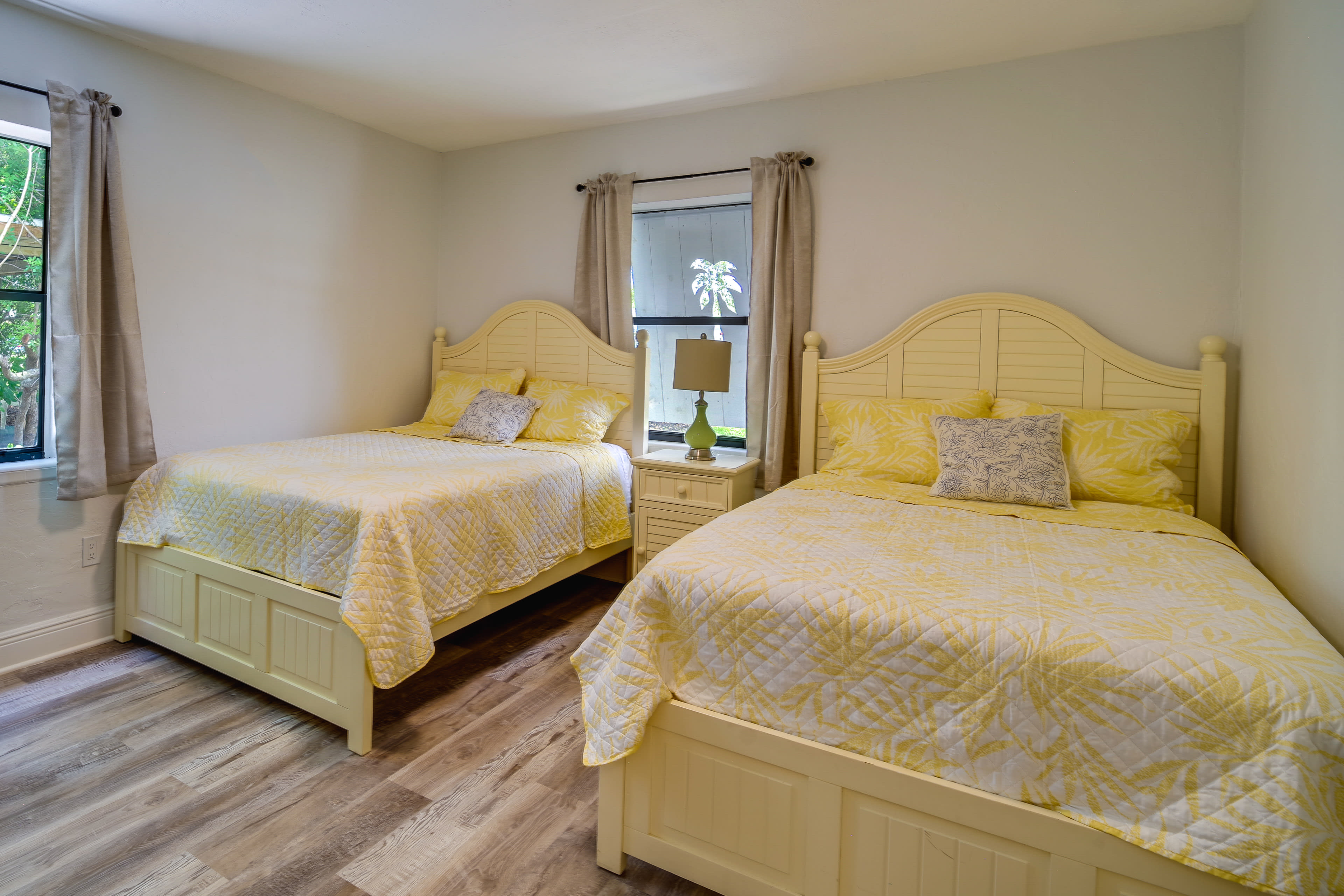 Bedroom 2 | 2 Full Beds | Linens Provided | Smart TV