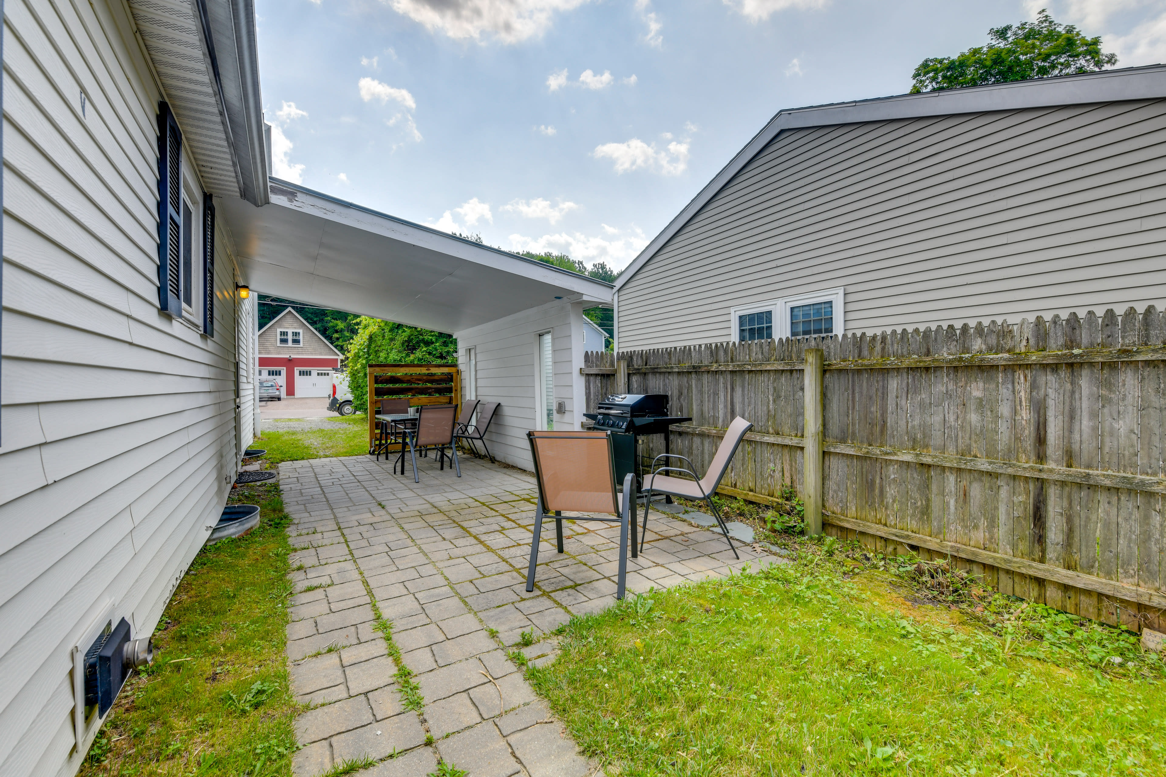 Covered Patio | Gas Grill | Fenced-In Backyard | Fire Pit