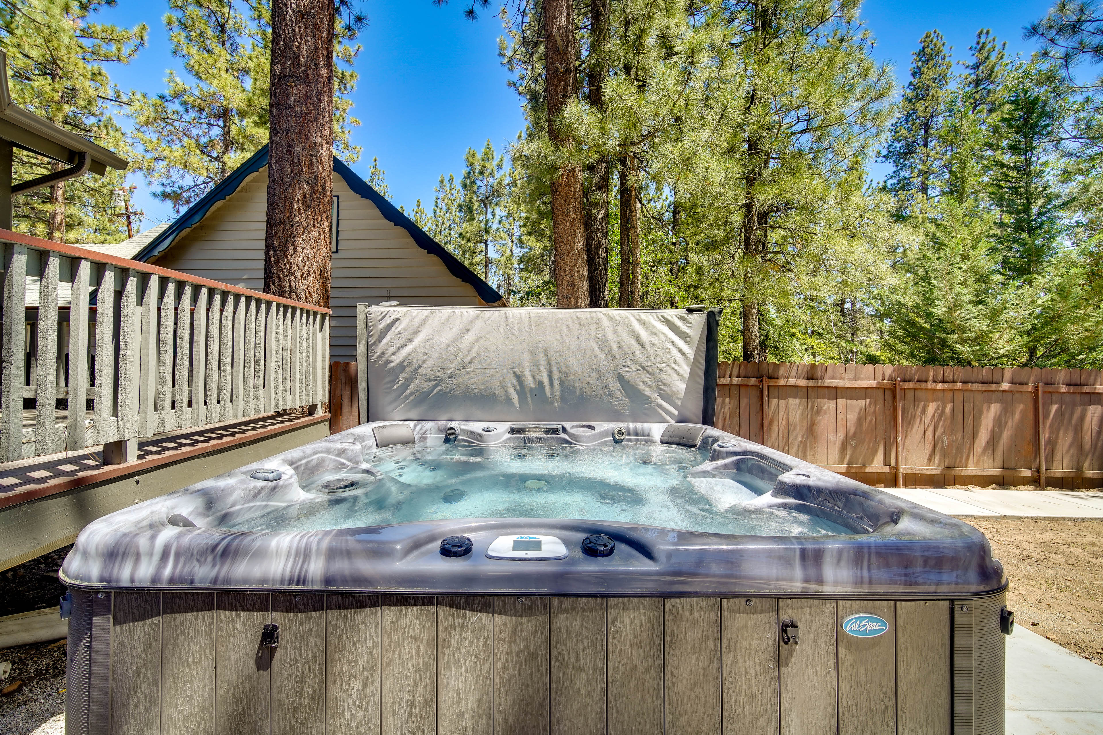 Backyard | Private Hot Tub | Gas Grill