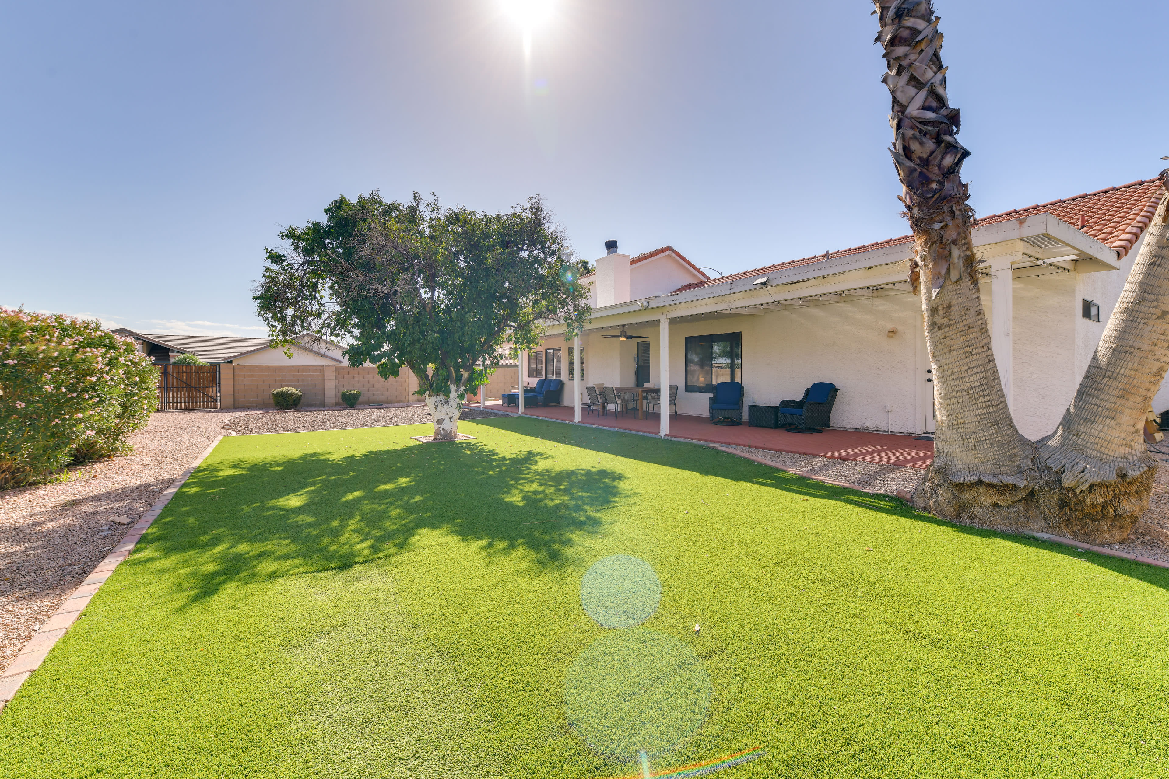 Private Backyard w/ Turf