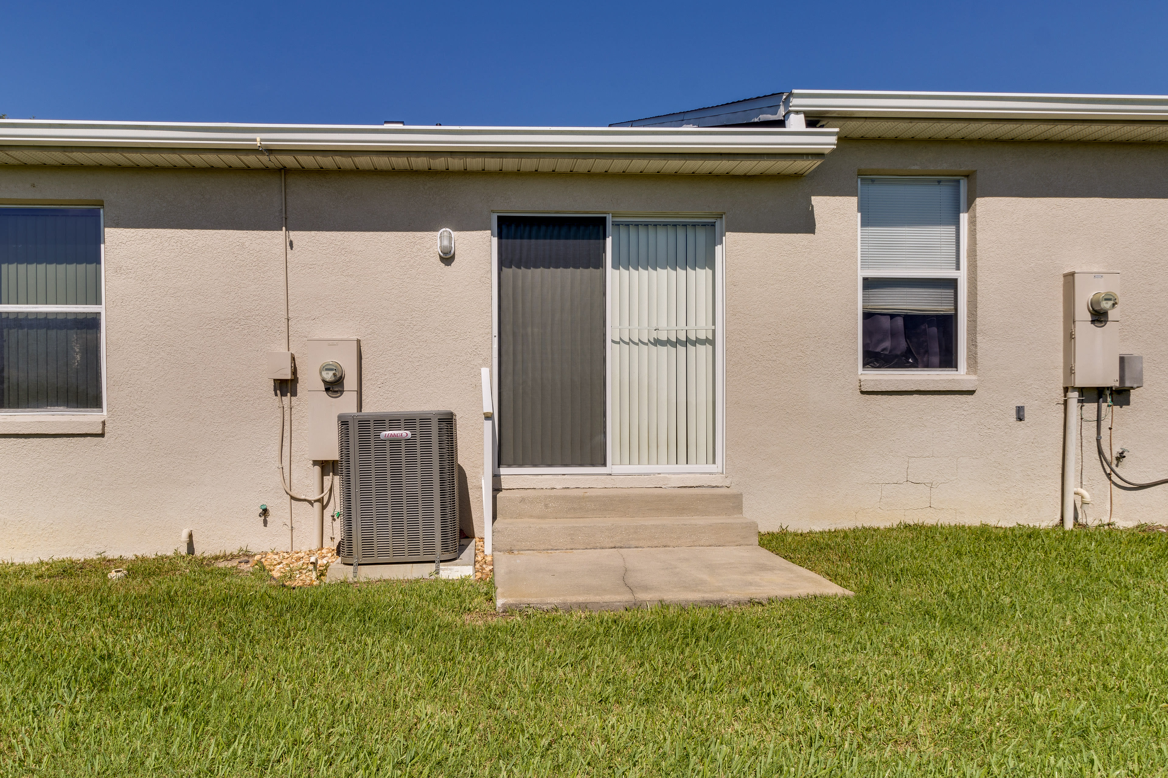 Townhome Exterior | Back Door