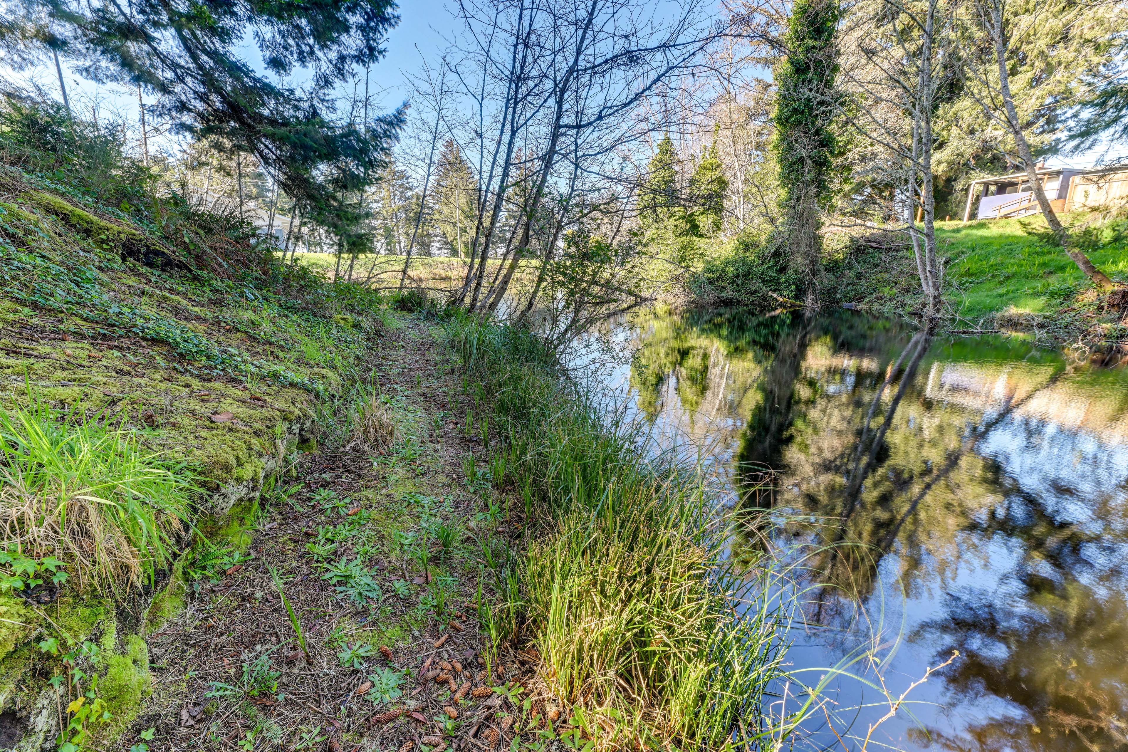 On-Site Creek & Pond | Walking Trail | Fishing Permitted
