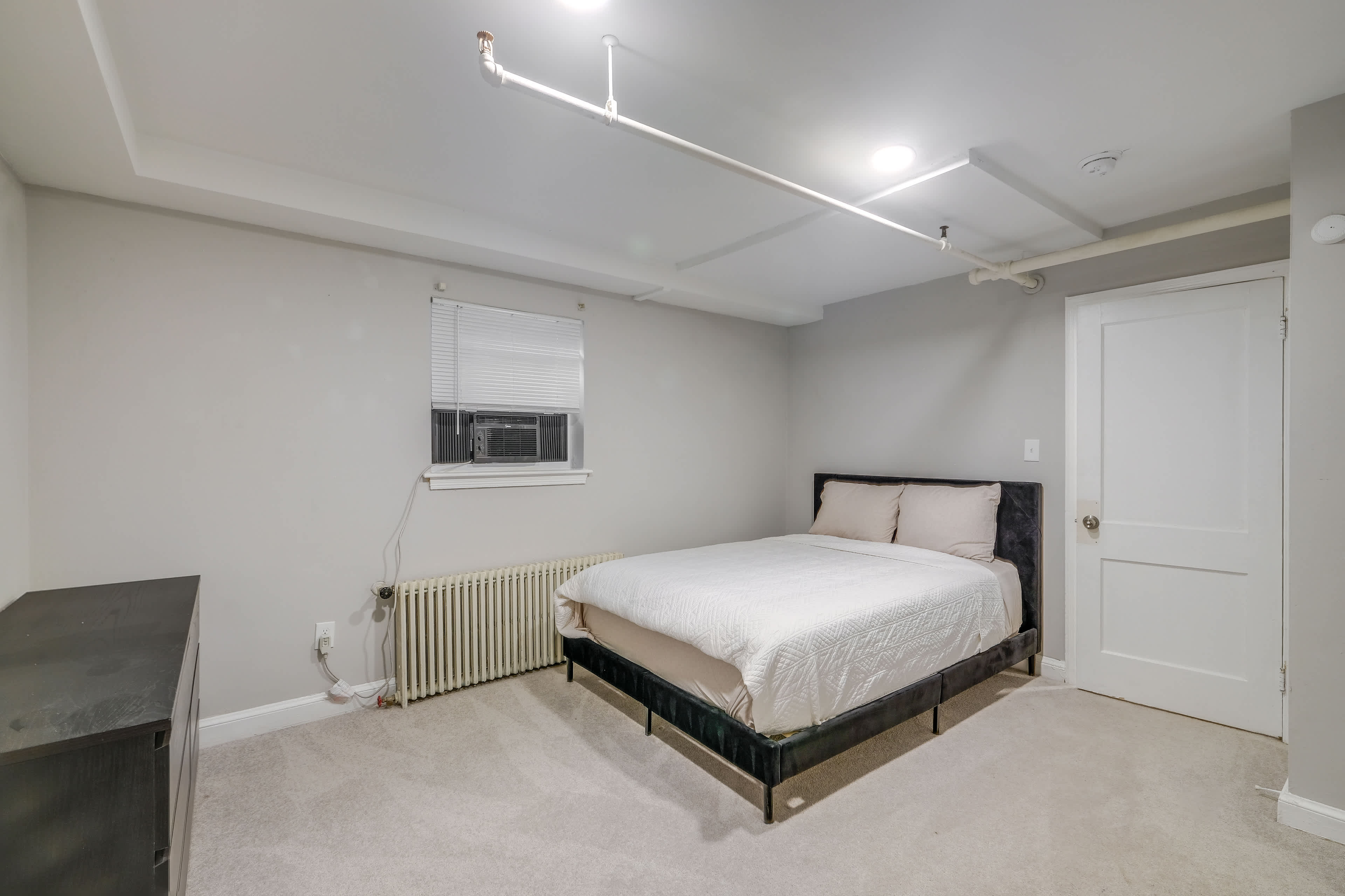 Bedroom | Queen Bed | Window A/C Unit