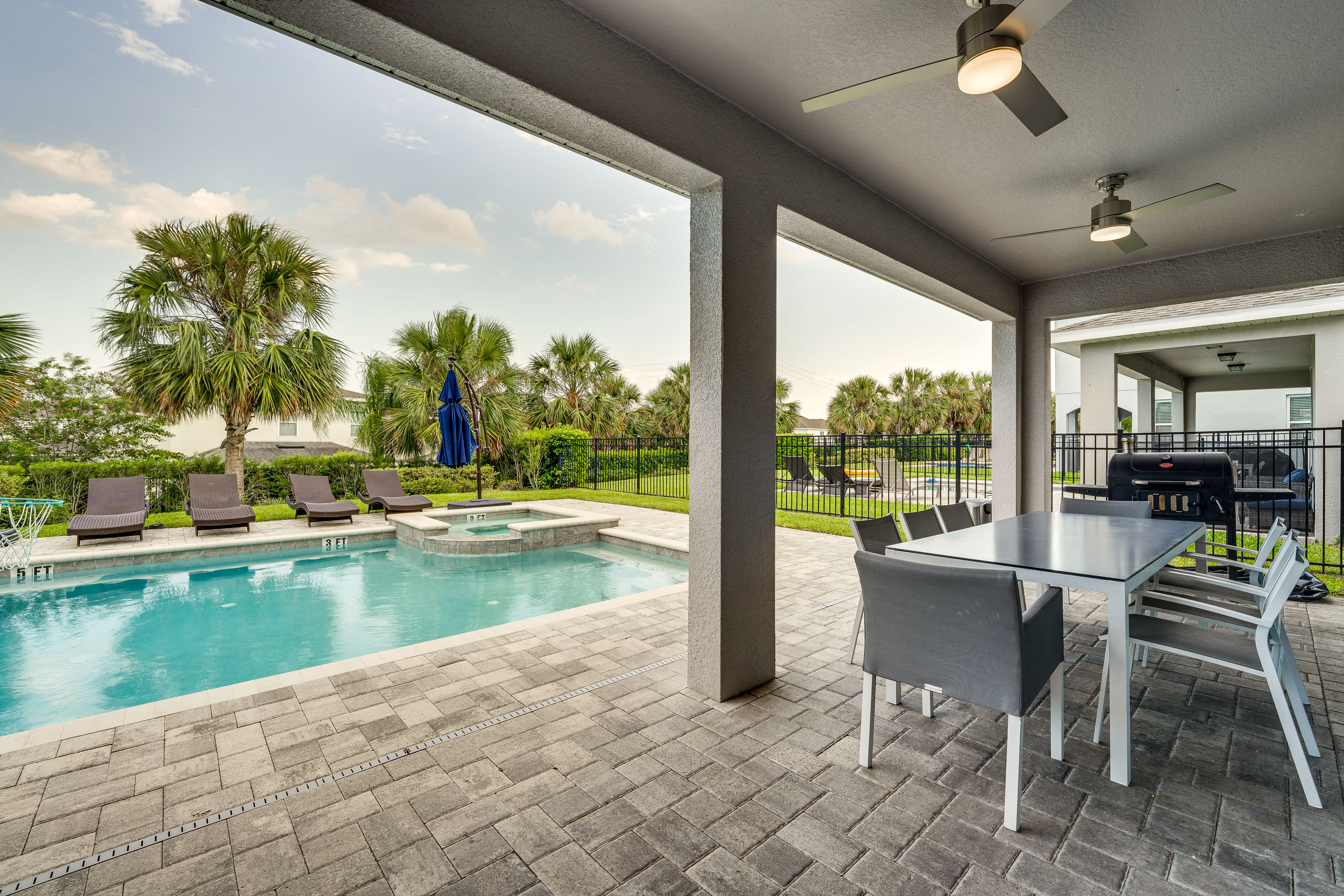 Patio | Outdoor Seating Areas | Grill | Private Pool & Spa