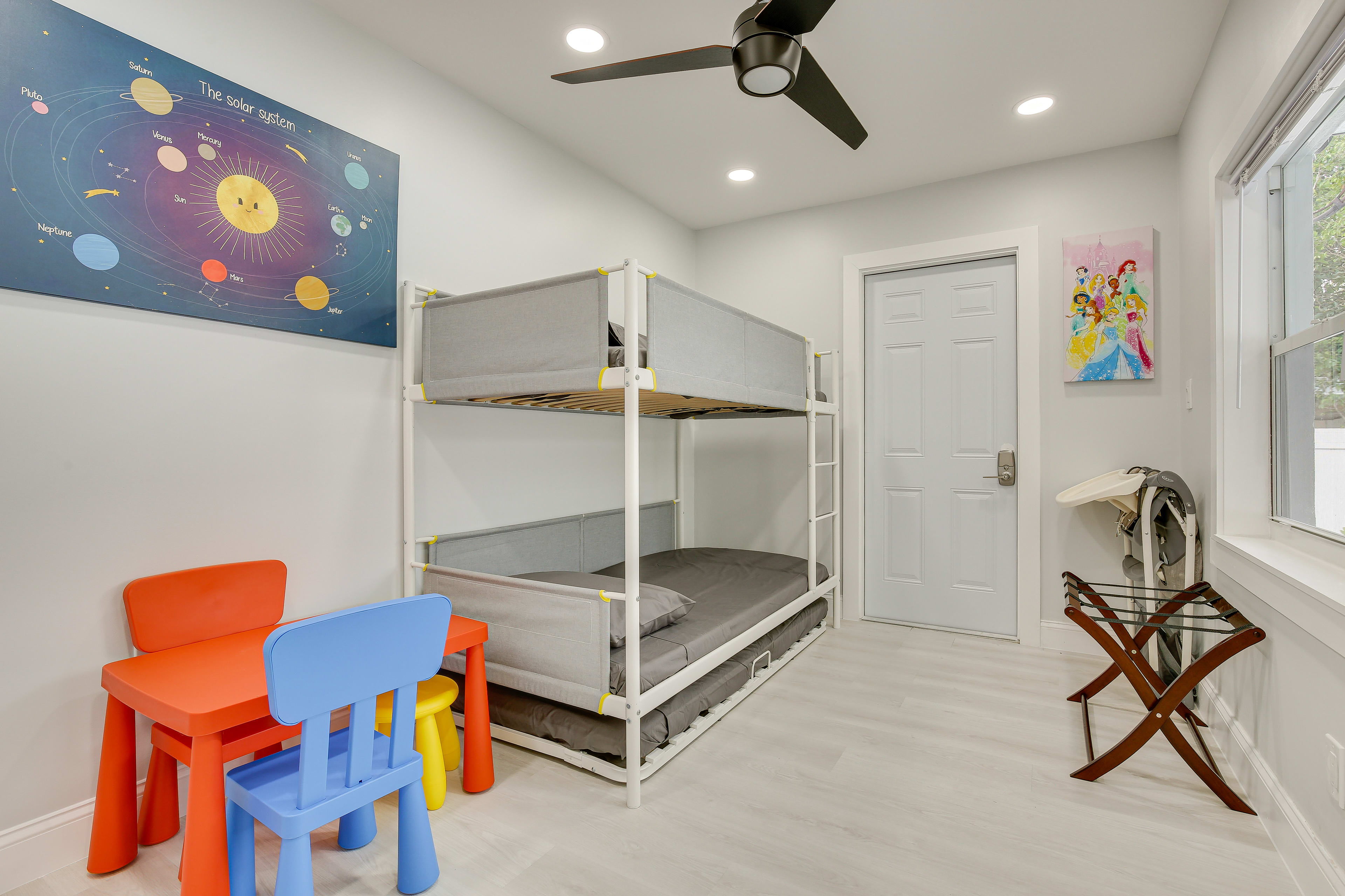 Bedroom 3 | Twin Bunk Bed w/ Twin Trundle | High Chair