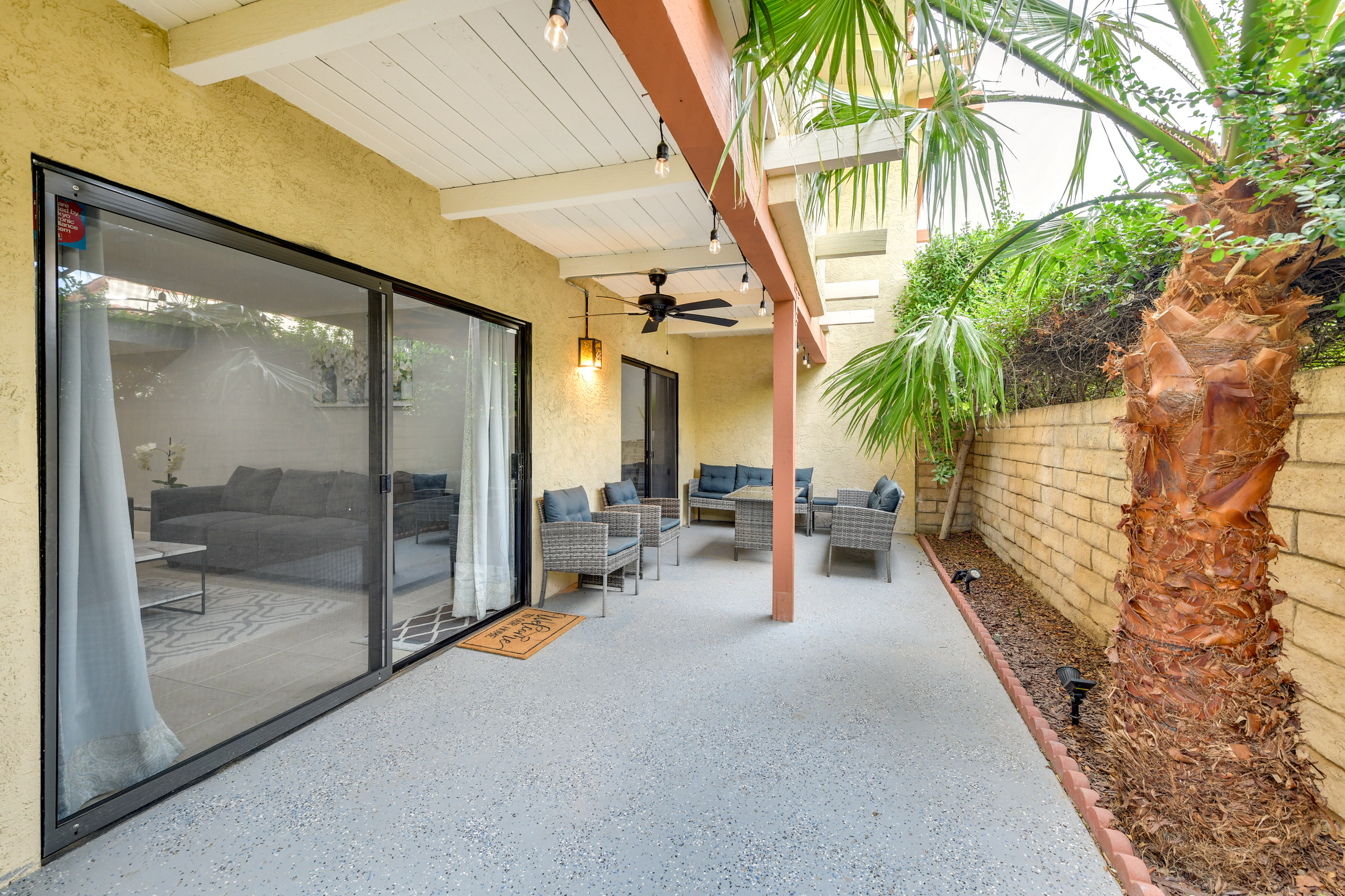 Covered Patio w/ Seating