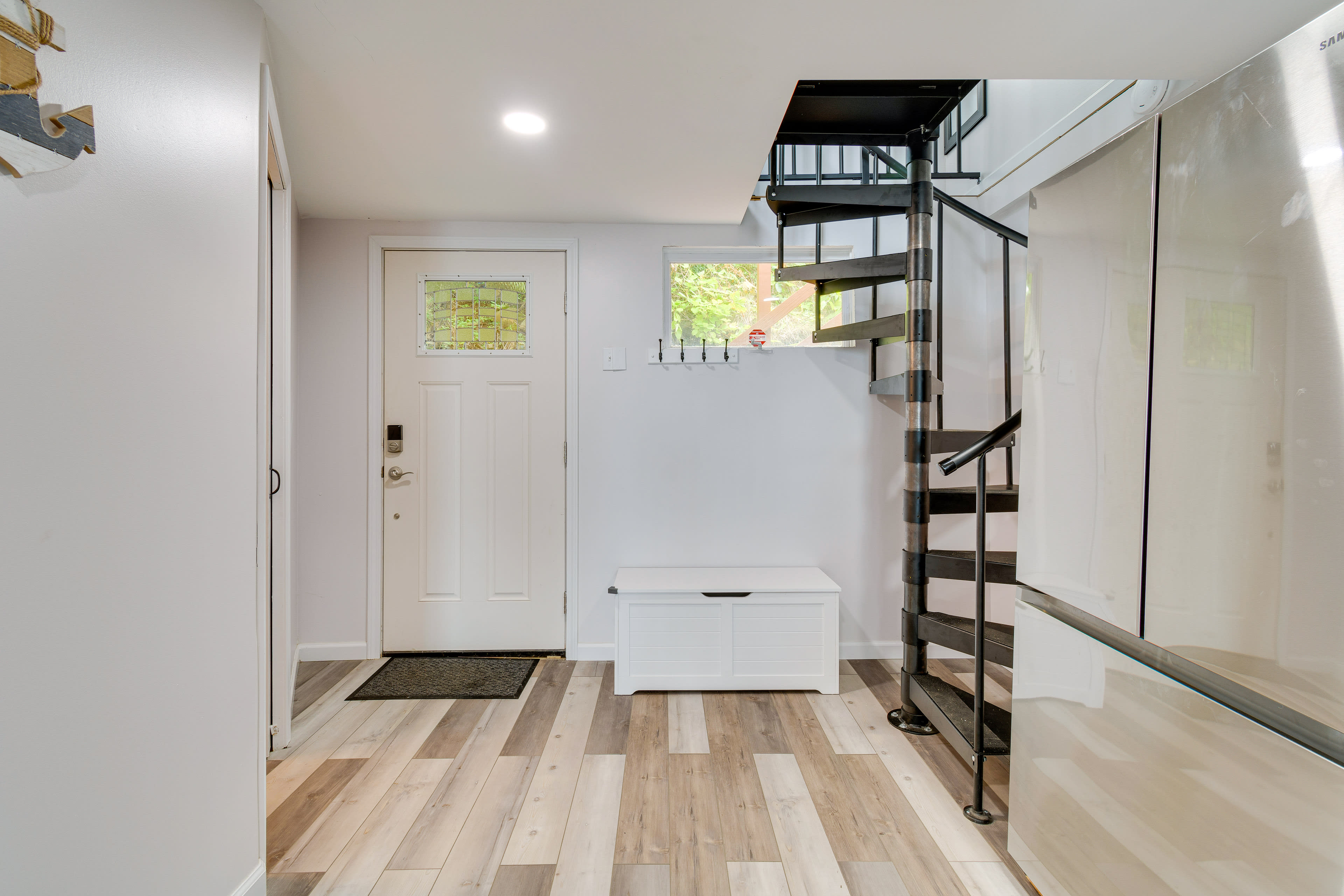 Spiral Staircase to Access Bedroom