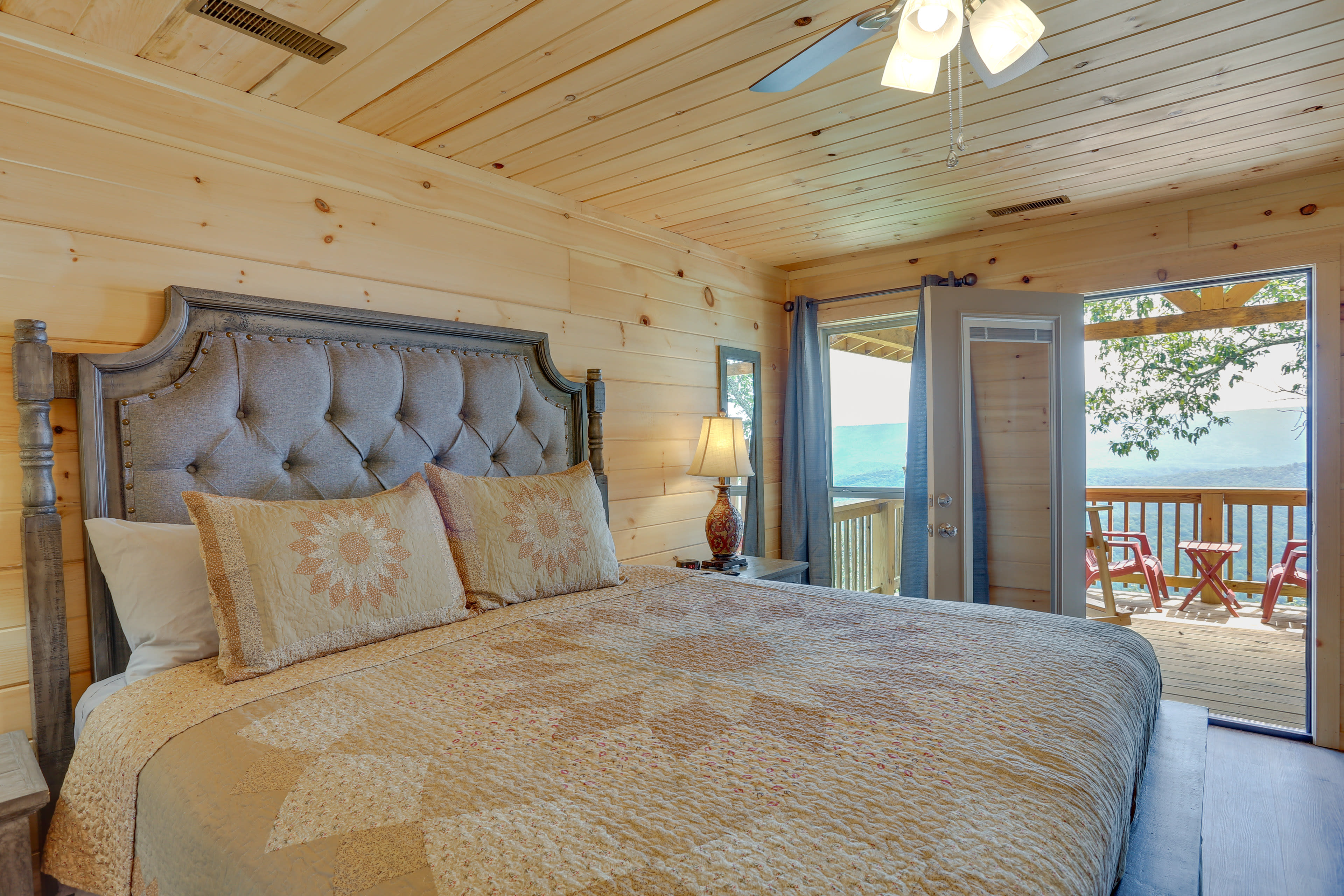 Bedroom 1 | King Bed | Linens Provided | Smart TV | Balcony Access