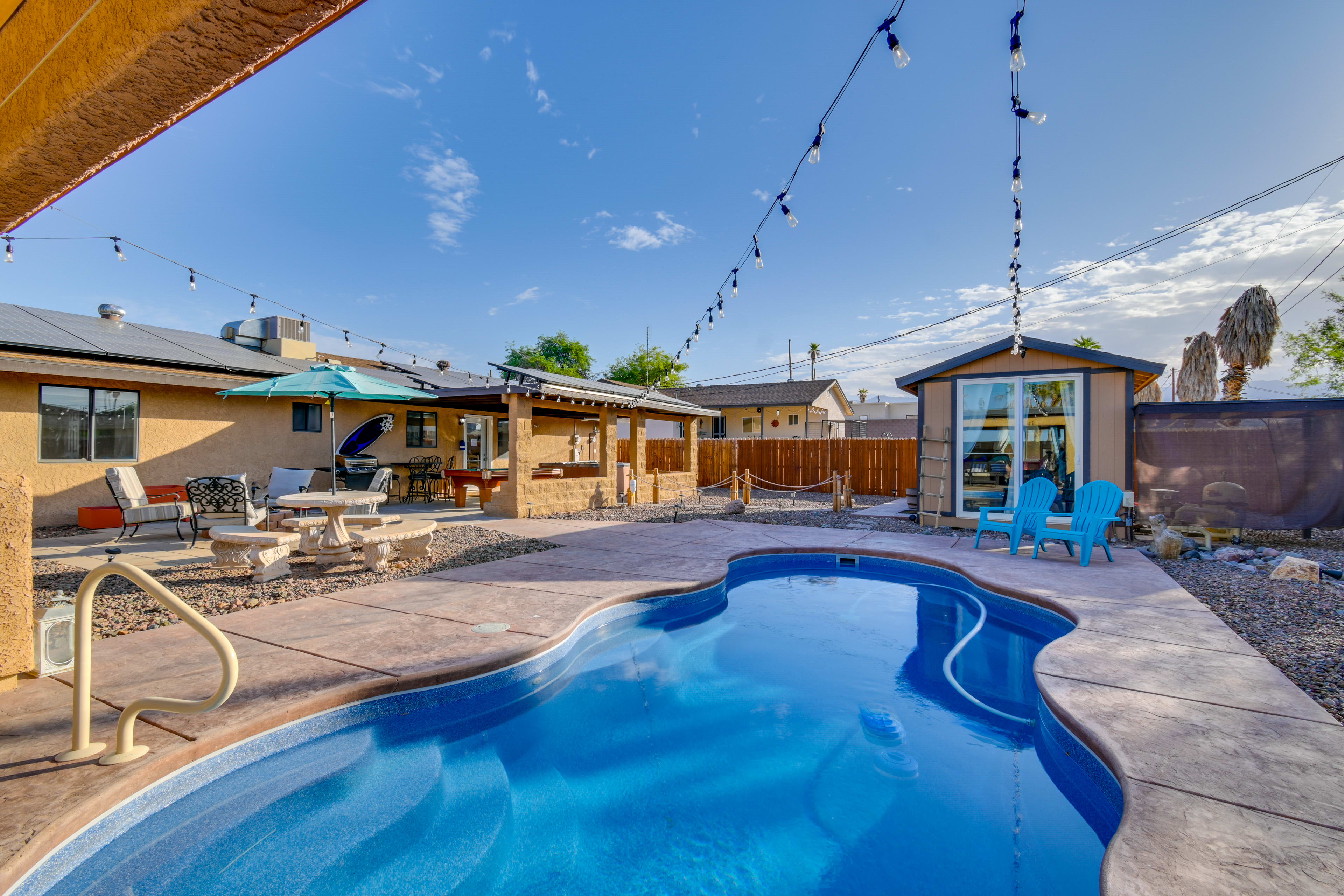 Lake Havasu City Vacation Rental | 4BR | 2BA | 1,264 Sq Ft | Small Step to Enter