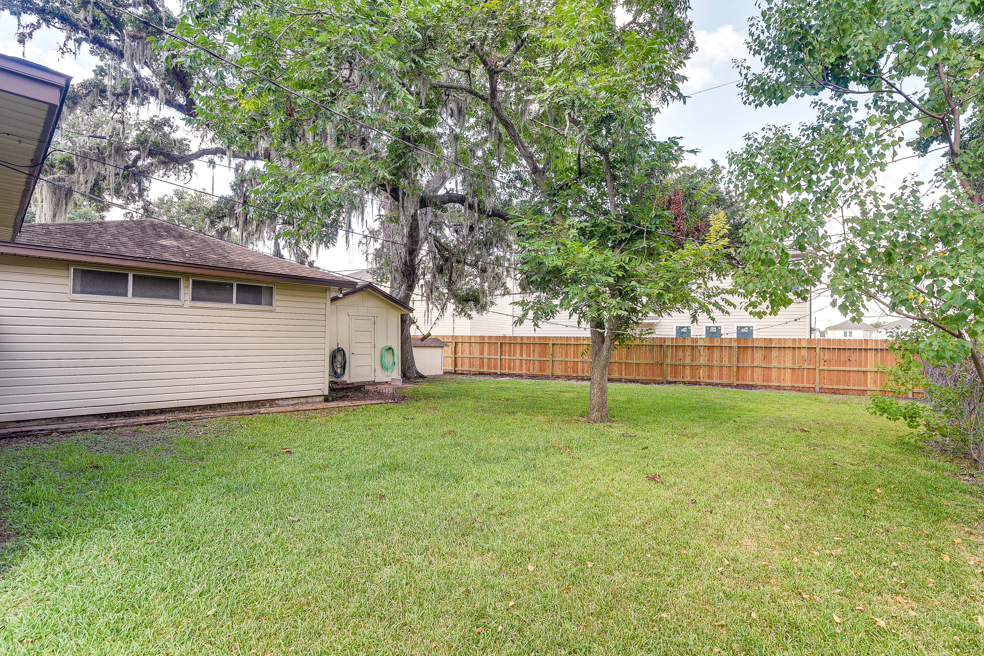 Fenced Backyard