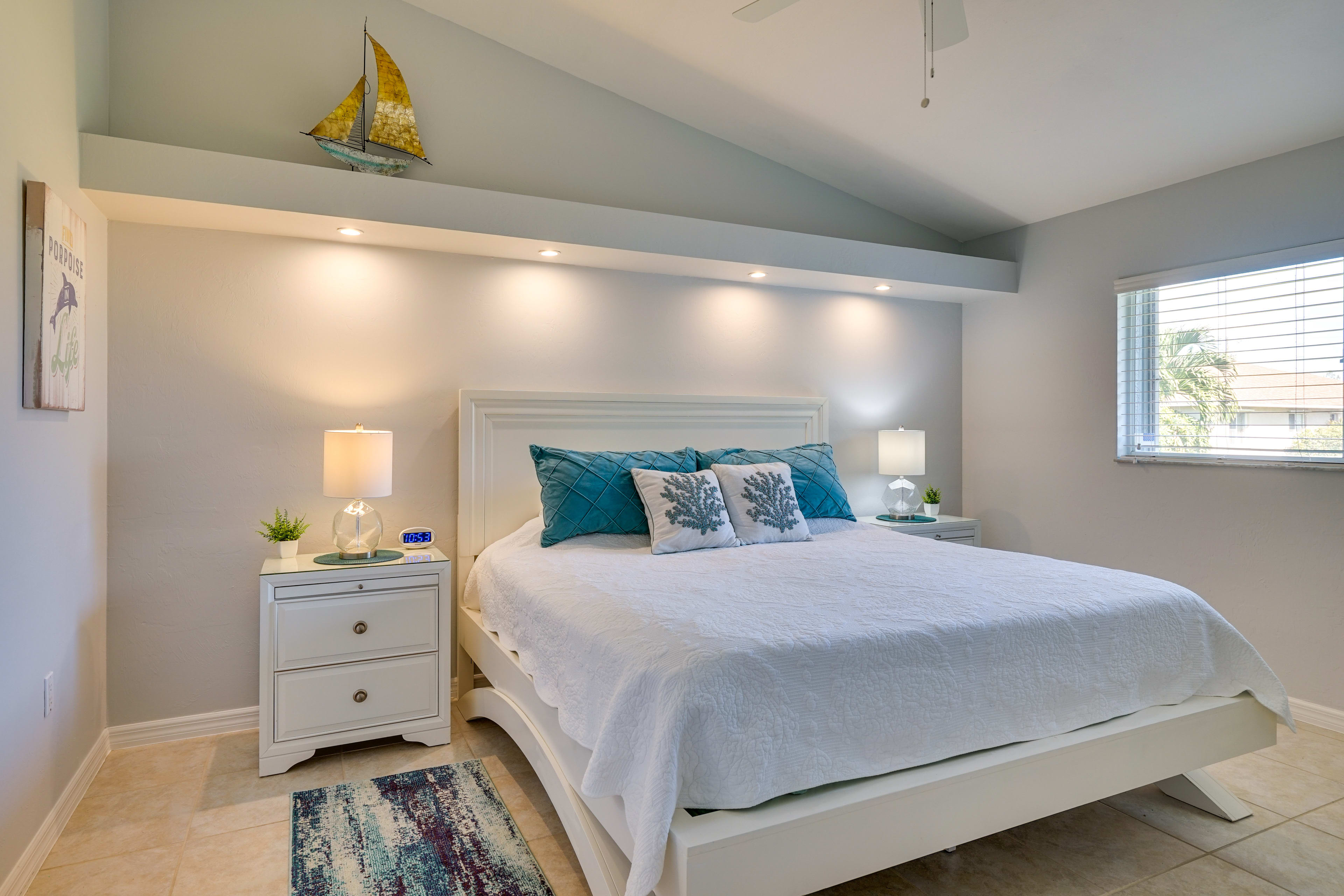 Bedroom 1 | King Bed | Linens Provided | Smart TV