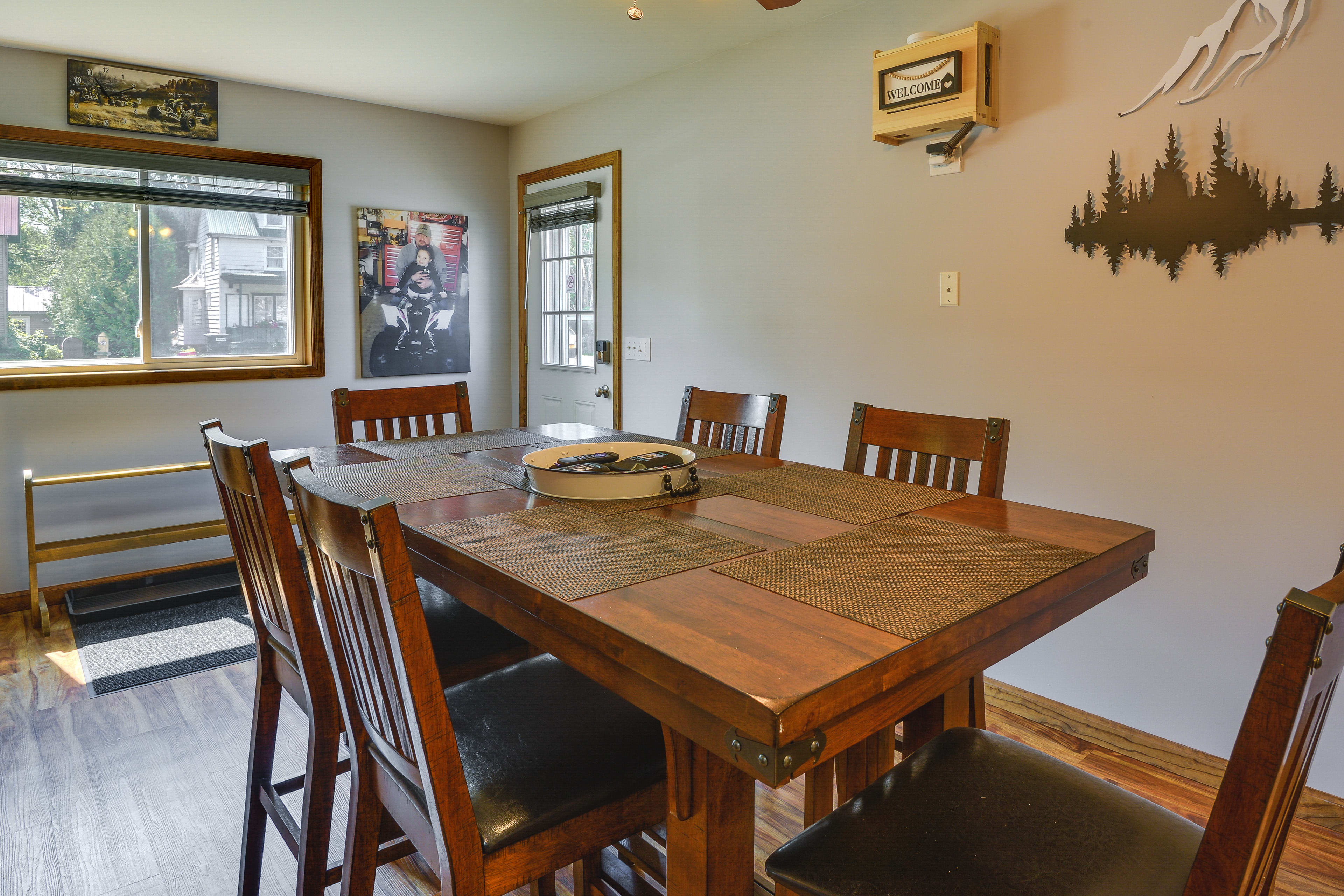 Dining Area | Dishware & Flatware Provided | Window A/C Units